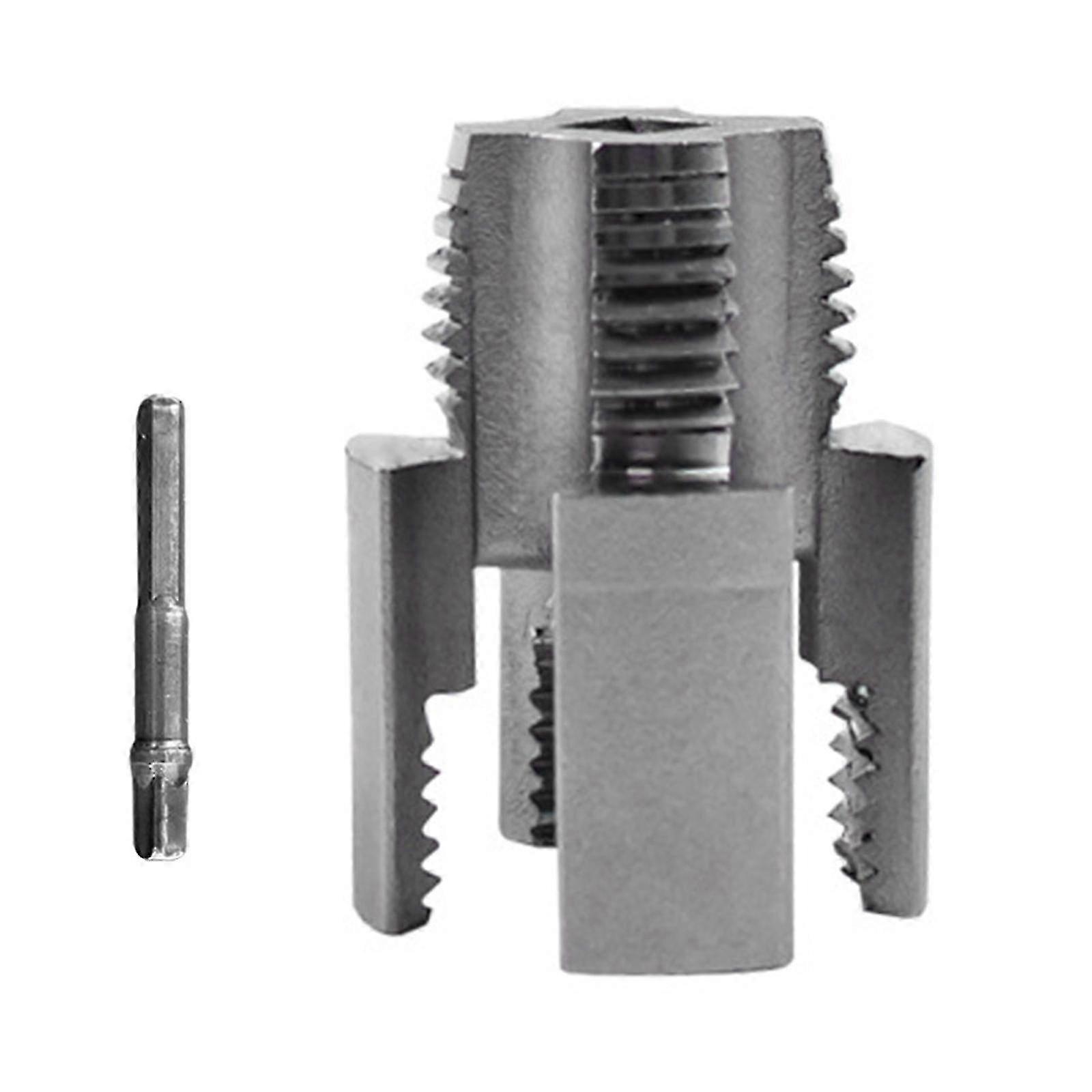 Alloy Thread Cutting Tool For Water Pipe Inner Holes With Nonslip Design Pipe Threader Electric Drill Attachment