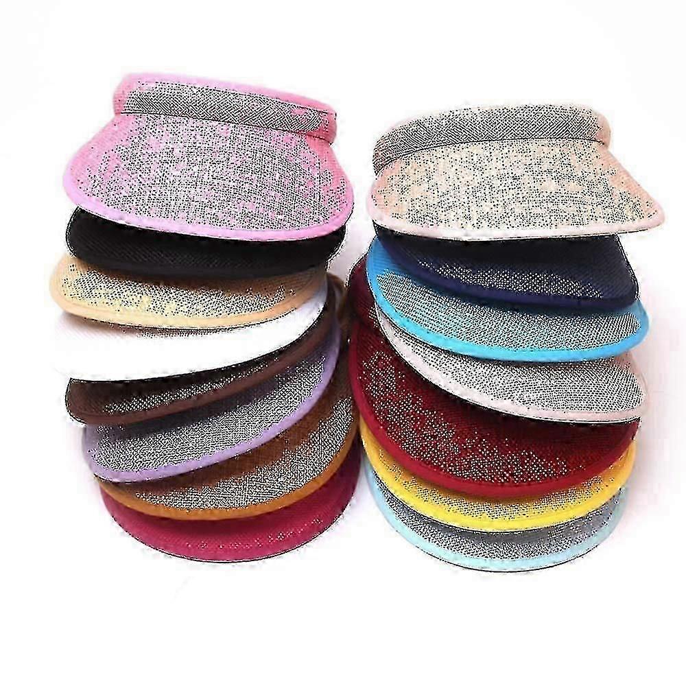 Vizör Üzerinde Klips Güneş Vizörü Şapka Geniş Brim Klips Üzerinde Kafa Kapağı Siperlikler Kadınlar İçin