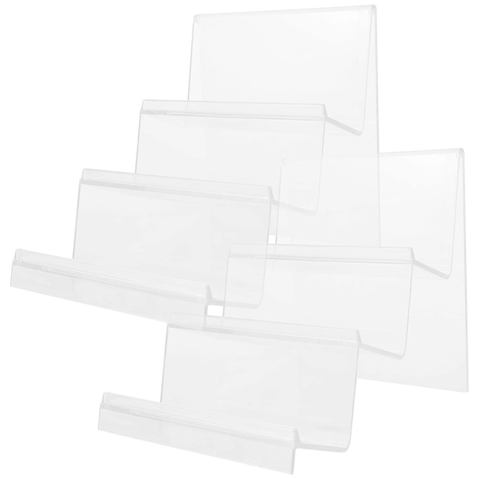 Acrylic Purse Display Rack for Home with 4Pcs Transparent Holders