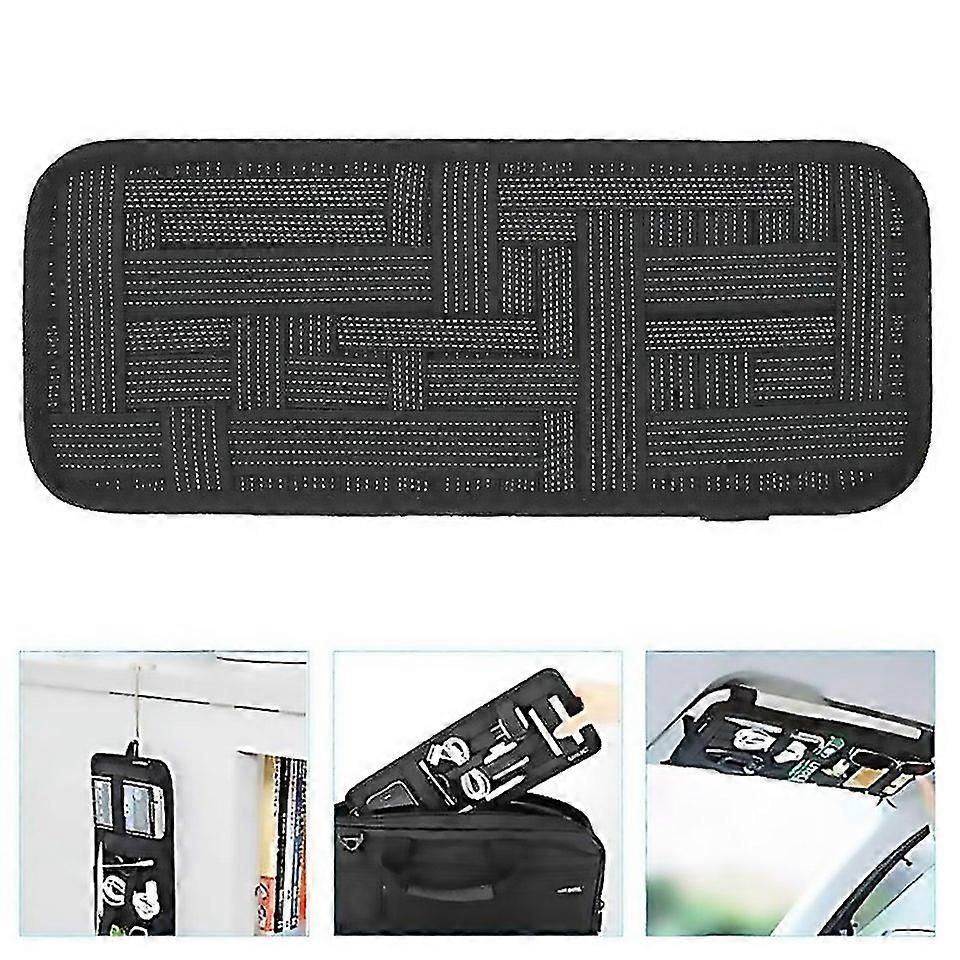 For Muelastic Multifunctional Car Clip Sunvisor Car Storage Bagblack