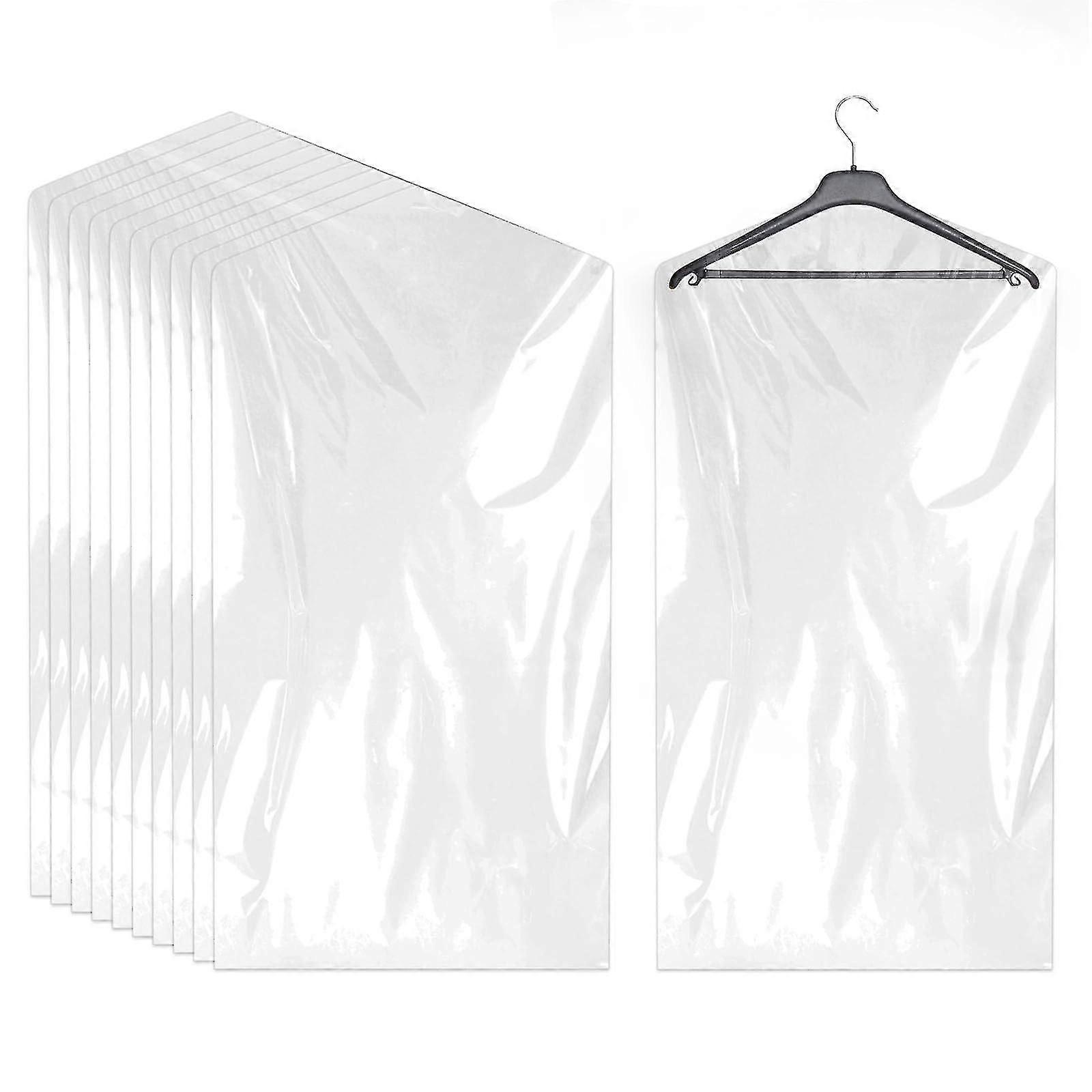dustproof garment covers 60 x 90 cm transparent plastic clothes protector