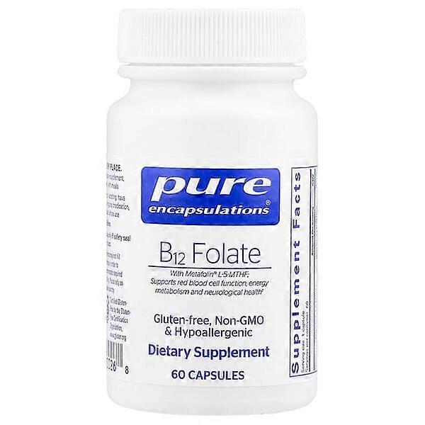 Pure Encapsulations, B12 Folate, 60 Capsules