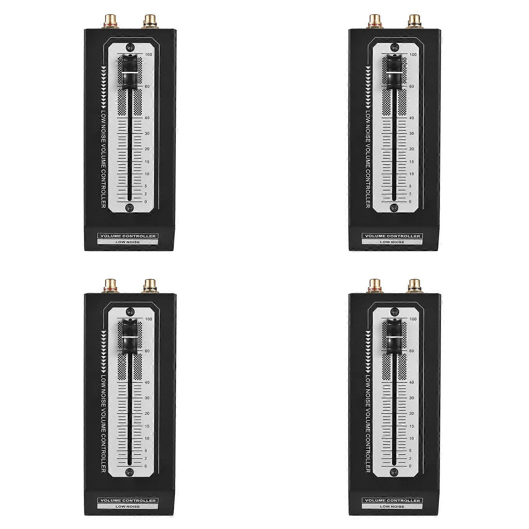 4X Passive Volume Controller Passive Preamp Active Speaker Volume Adjustment Controller Professional Audio Equipment