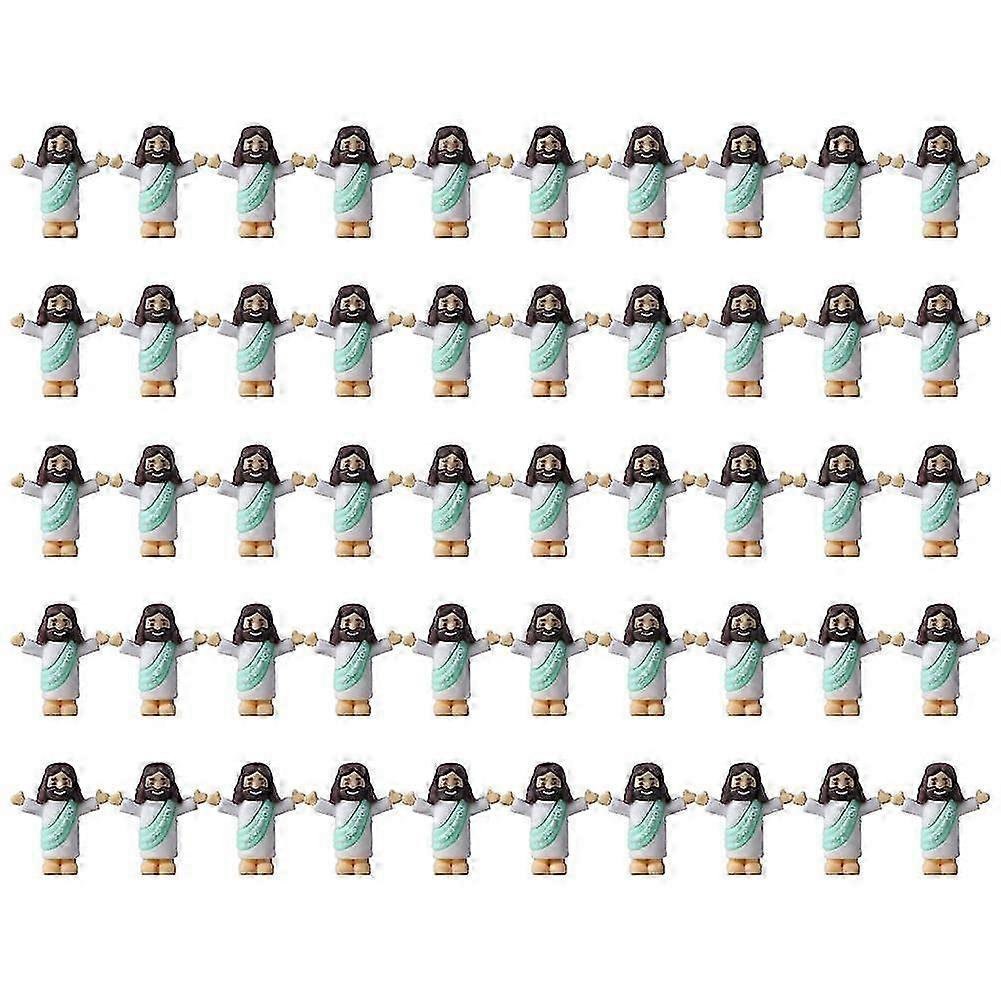 2025 50pcs Easter desktop figurine decoration, cute cartoon gift