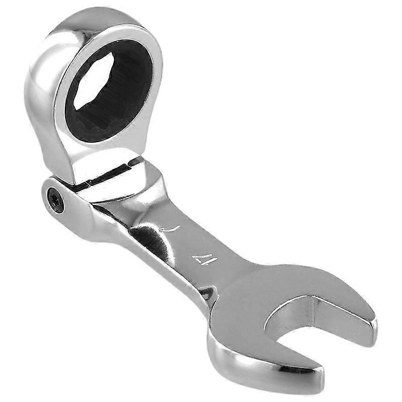 Short Handle Ratchet Wrench with Movable Head,Quick Dual-Purpose Open End Wrench,Hardware Tool, Labo