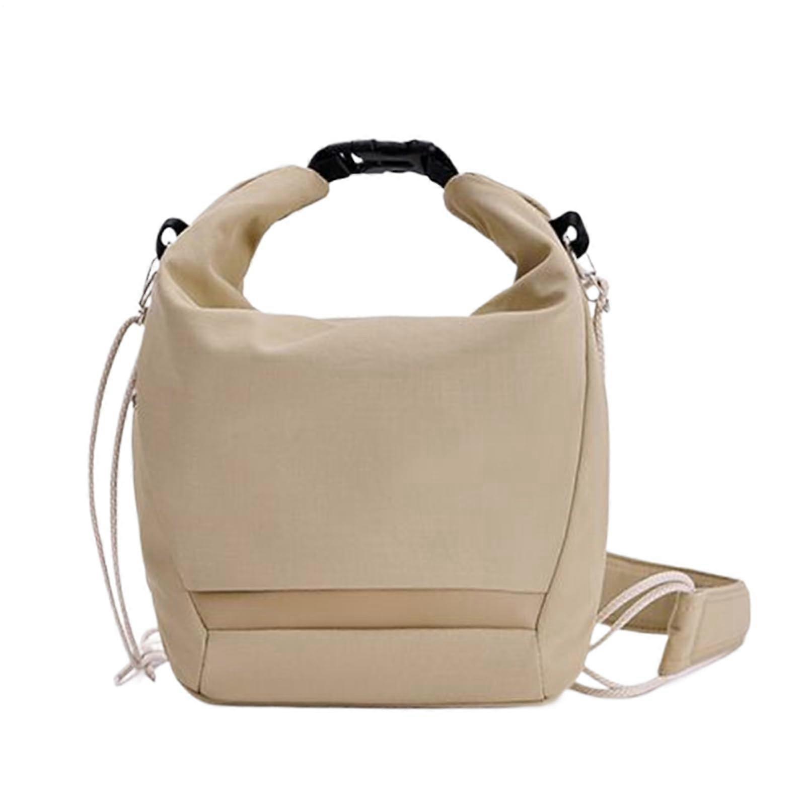 Camera Shoulder Bag Waterproof Compact Carrying Case For DSLR And Mirrorless Lenses Lens Protection Khaki