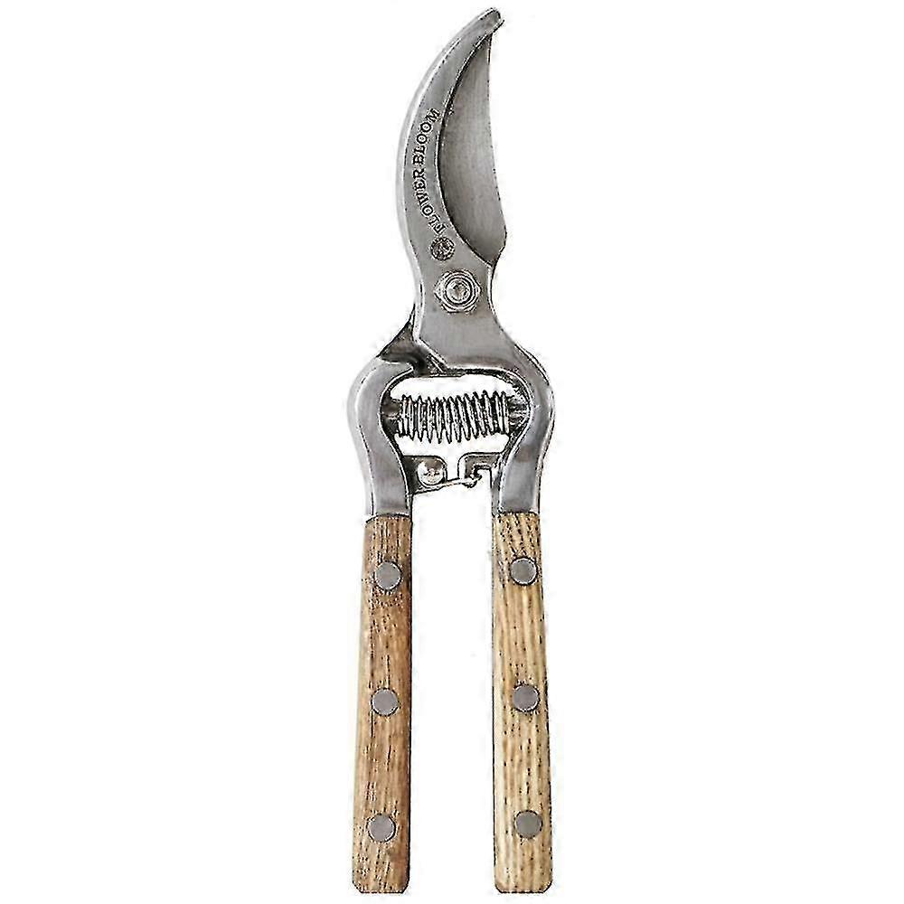 Gartenschere mit Holzgriff und Bypass-Funktion – 210 mm lang