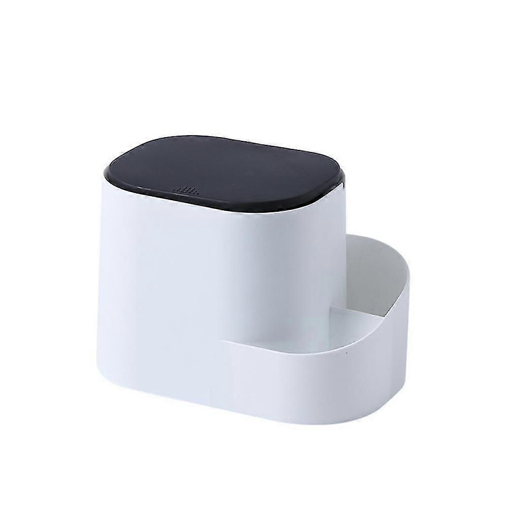 Plastic Storage Box, Solid Color Pressing Cylindrical Storage Box
