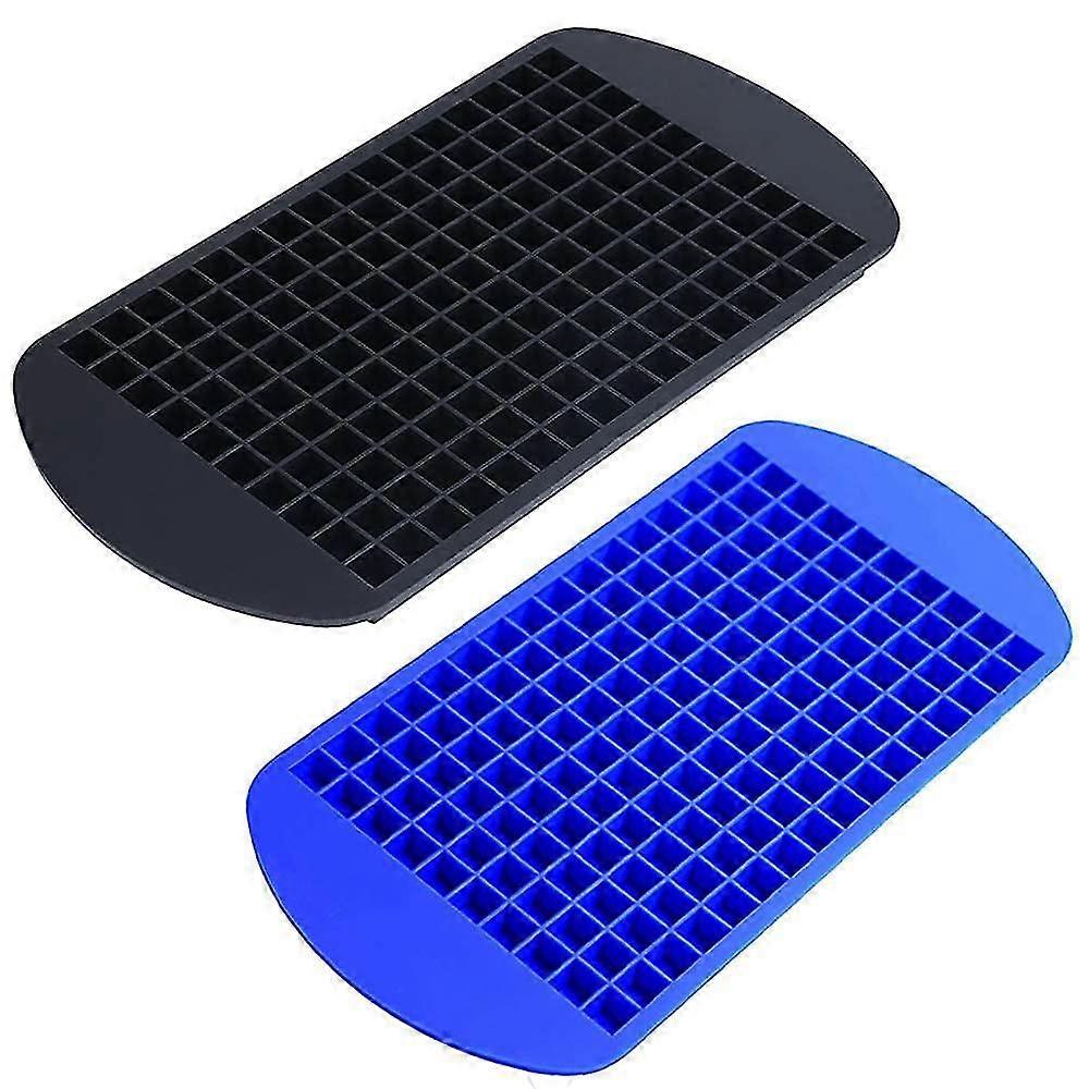 2 Pack Ice Cubes 160 Square Silicone Mini Ice Cube Trays