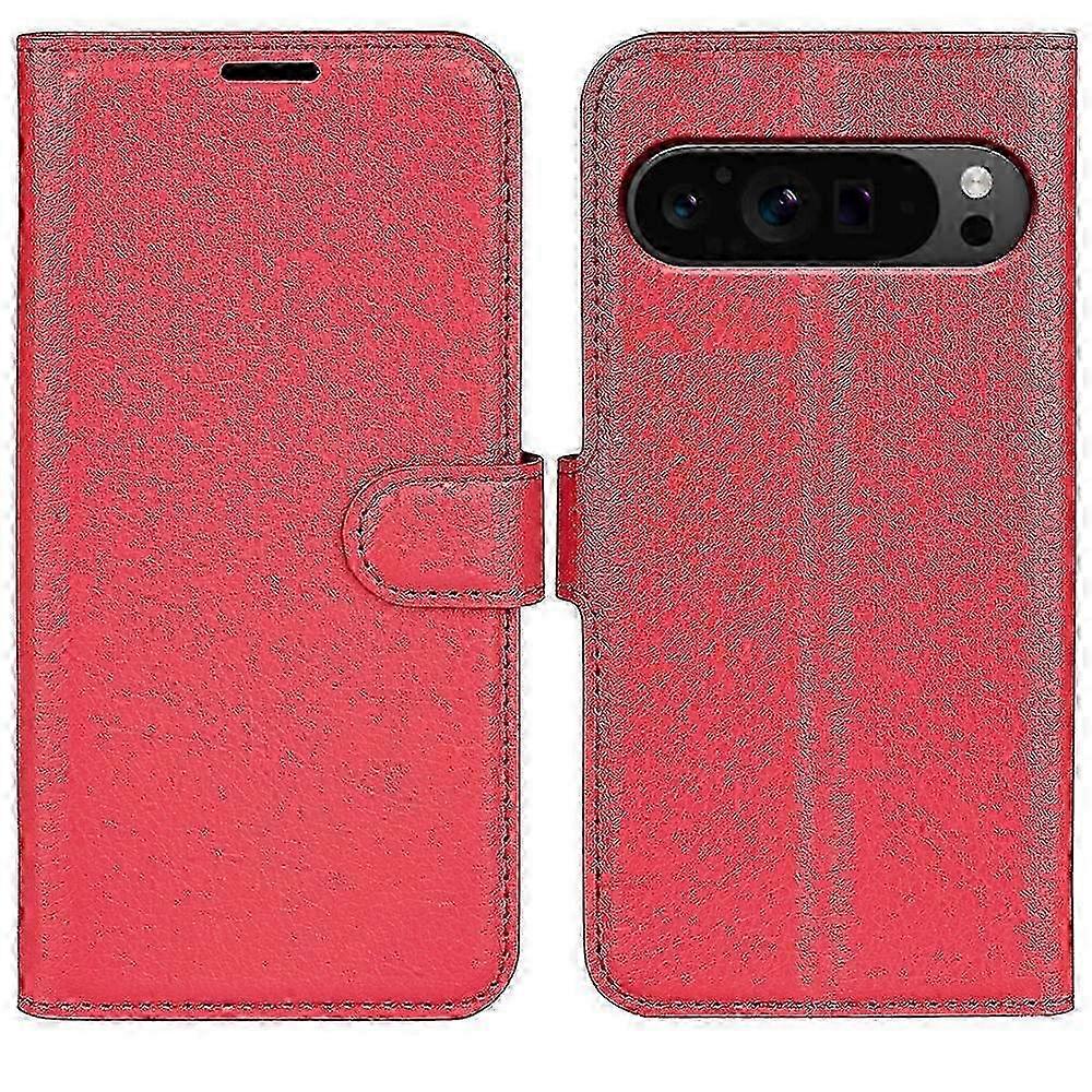 Litchi Leather Phone Case For Google Pixel 9 Pro XL
