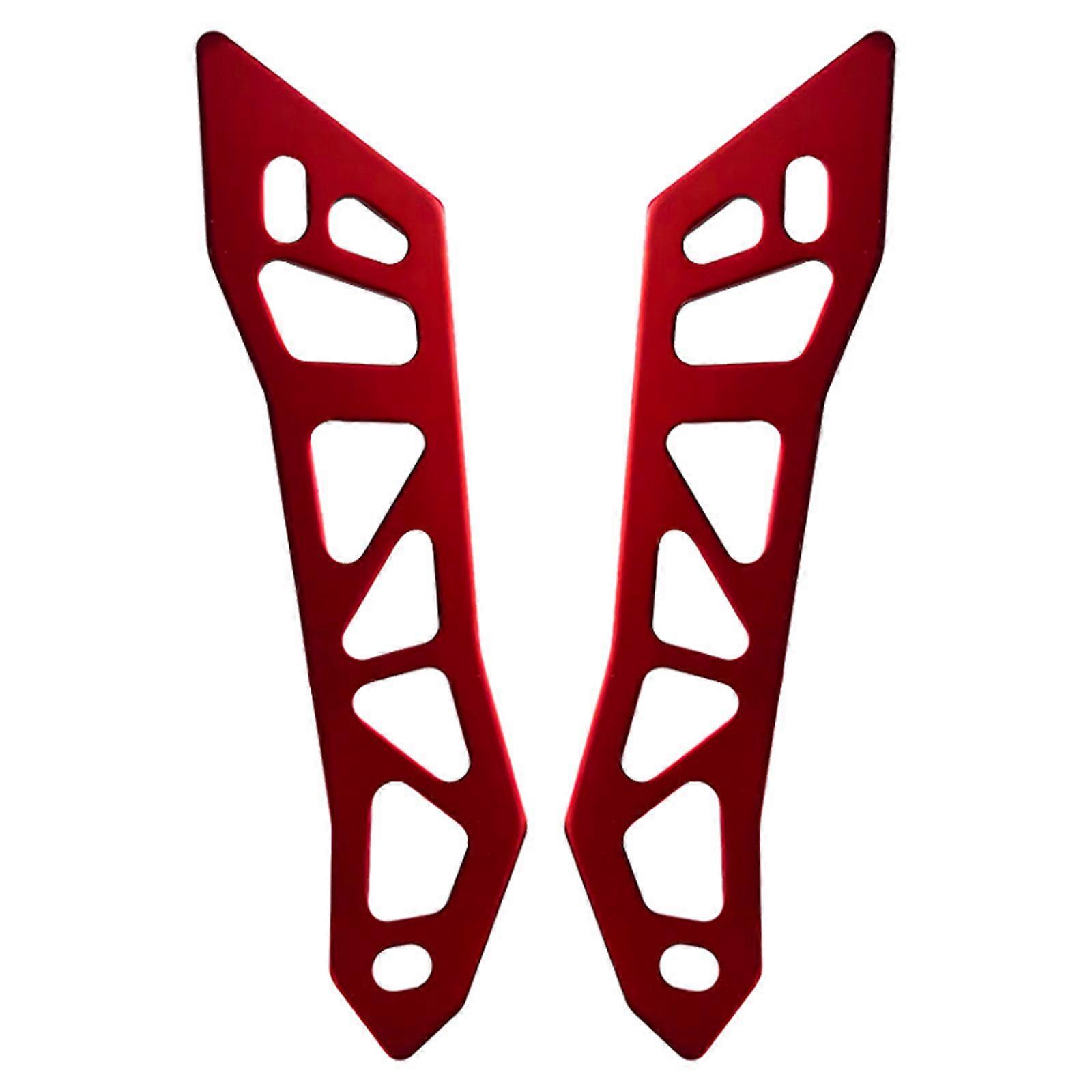 Motorcycle Windshield Mounting Kit High Strength Aluminum Frame Easy Assembly Enhanced Aerodynamic Protection for Riding  Red