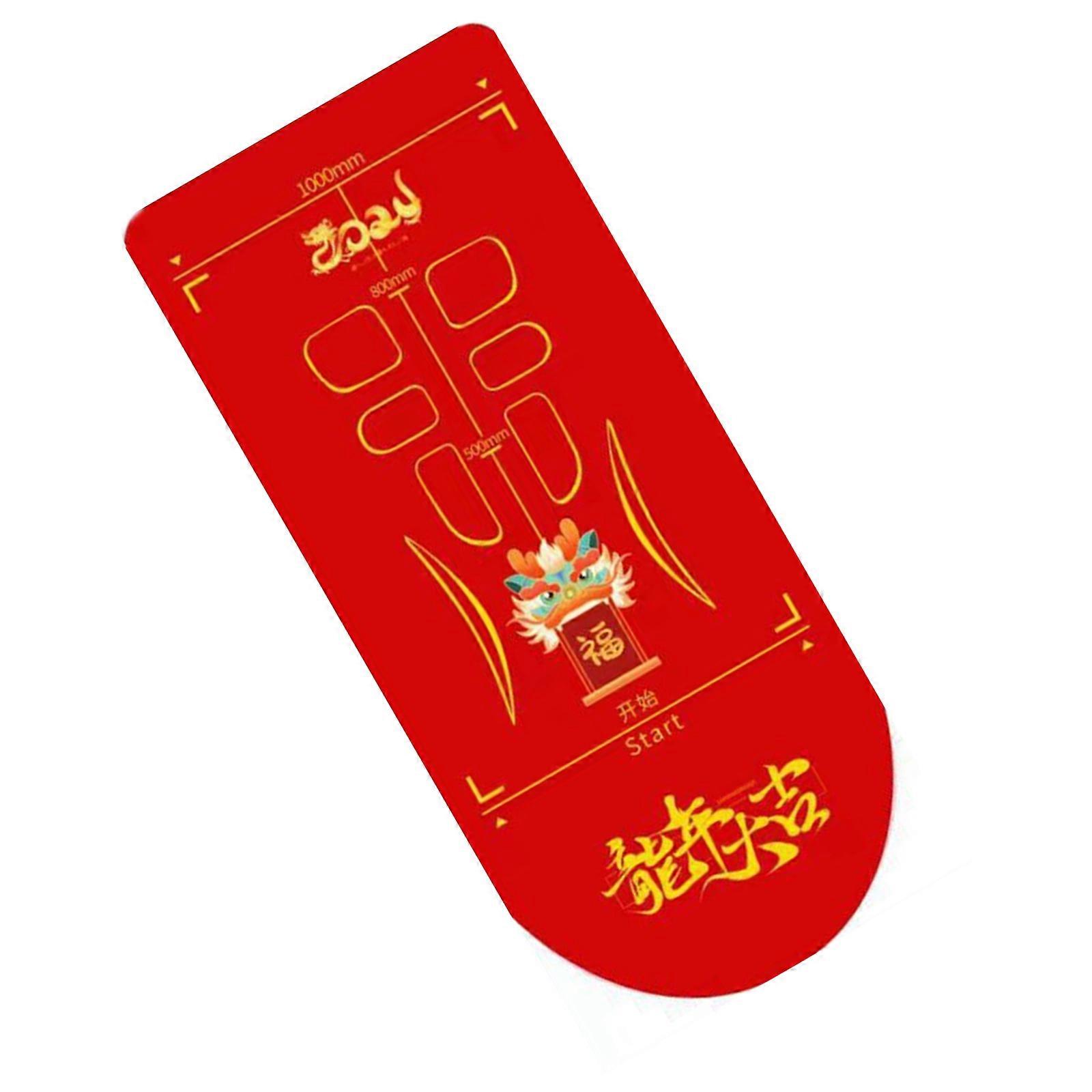 High Density Nonslip Ab Wheel Exercise Mat with Measurement Markings for Precise Workouts Sport Fitness Mat  Red