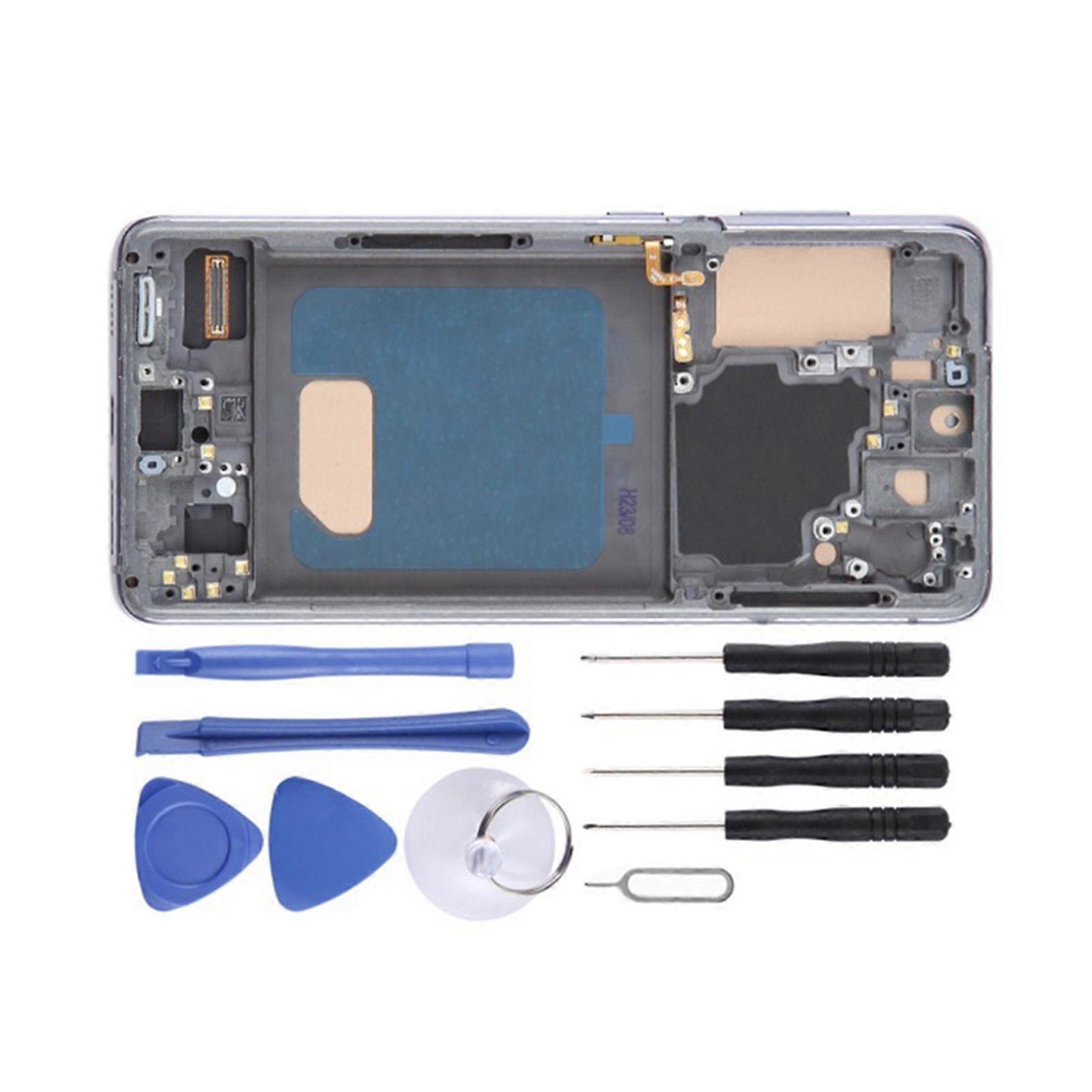 LCD Touches Digitizer Full Set Super Responsive Screens Scratch Resistant Glass Repair Part Suitable for S21 G991 Multicolor