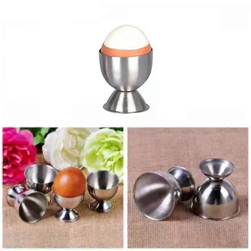 1PC Egg Cup Holder Set for Soft Boiled Eggs Stainless Steel Egg Tray Kitchen Tool