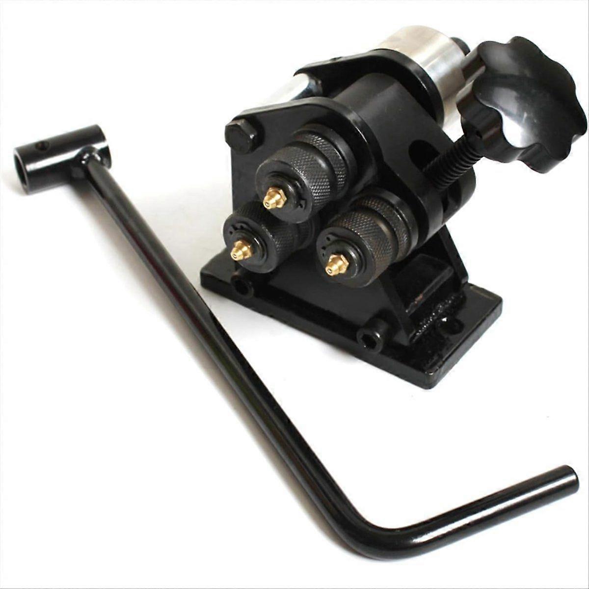 Micro-Manual Round Rolling Machine PR-3 Plate Rolling Machine Small Hand Cranked Three Roll Pipe Be