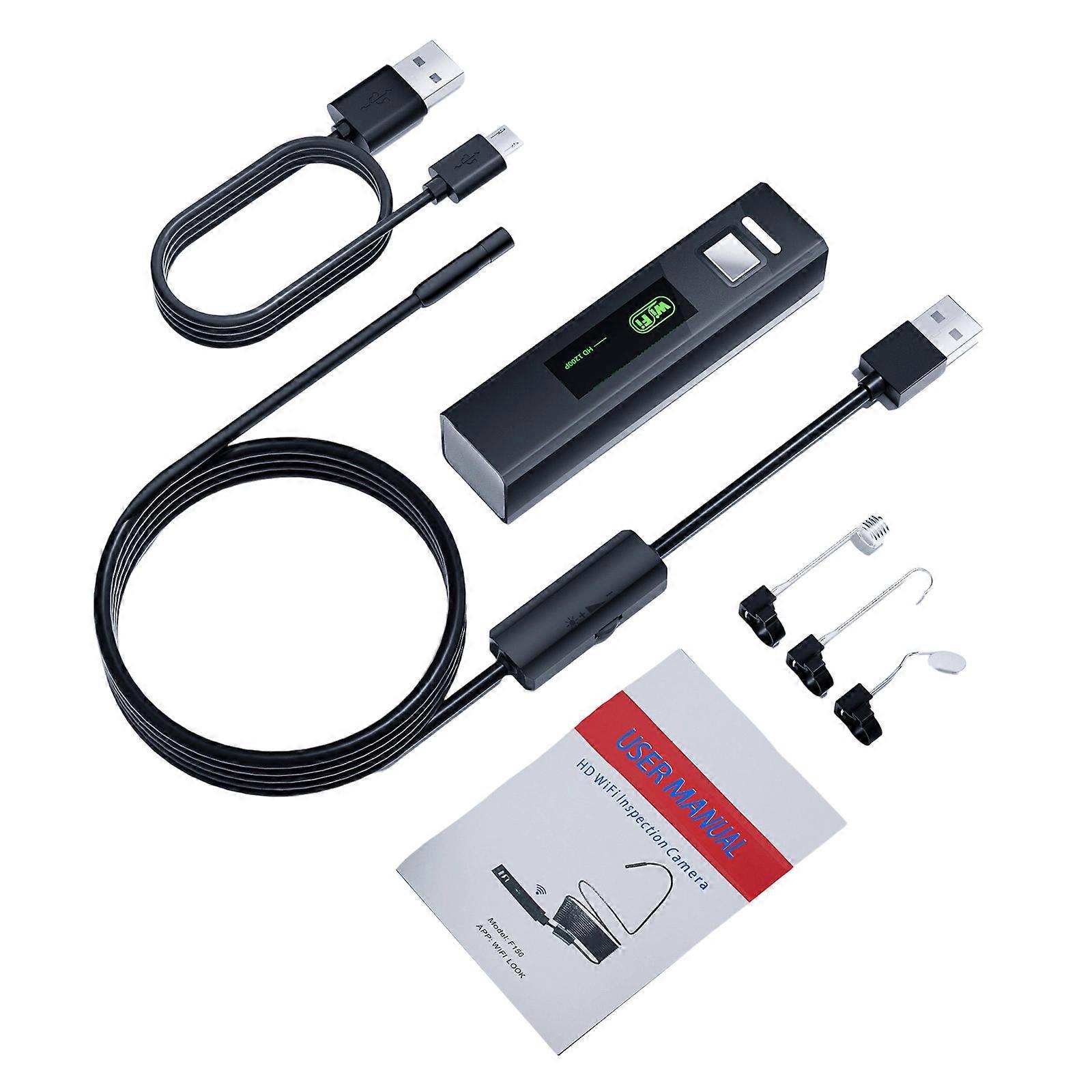 Borescope,Endoscope Camera with Light, Waterproof Snake Camera Inspection Camera with Adjustable LED Light Multicolor