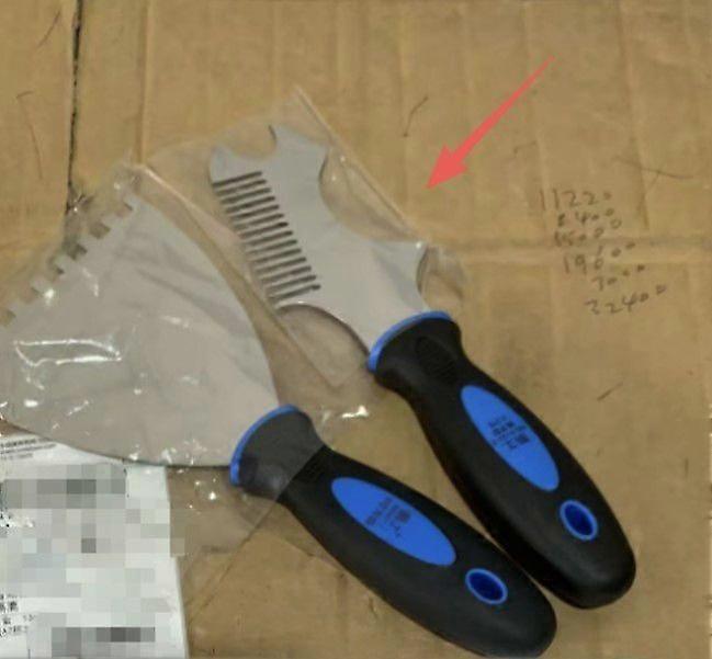 Paint Brush Comb Stainless Steel Scraper Replace Sturdy Paint Roller Cleaner 