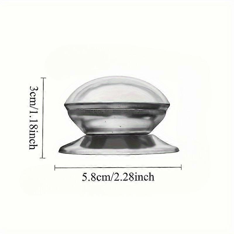 2 stk. håndtak for grytelokk i rustfritt stål Lokktilbehør Universal grytelokk Topplokk