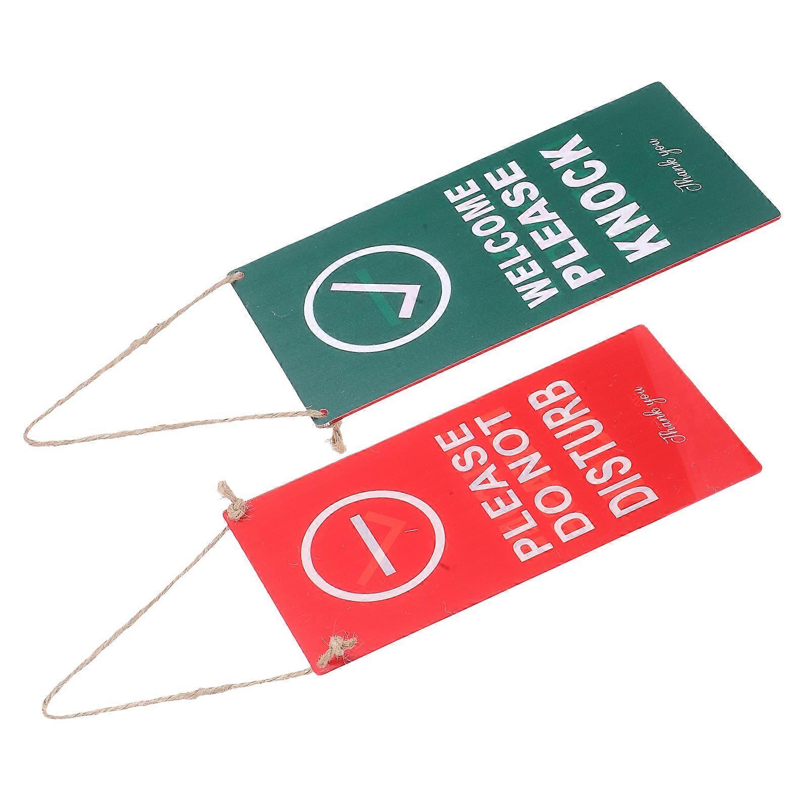 Double-Sided Open Closed Door Sign Acrylic for Business Use Hanging Plaque