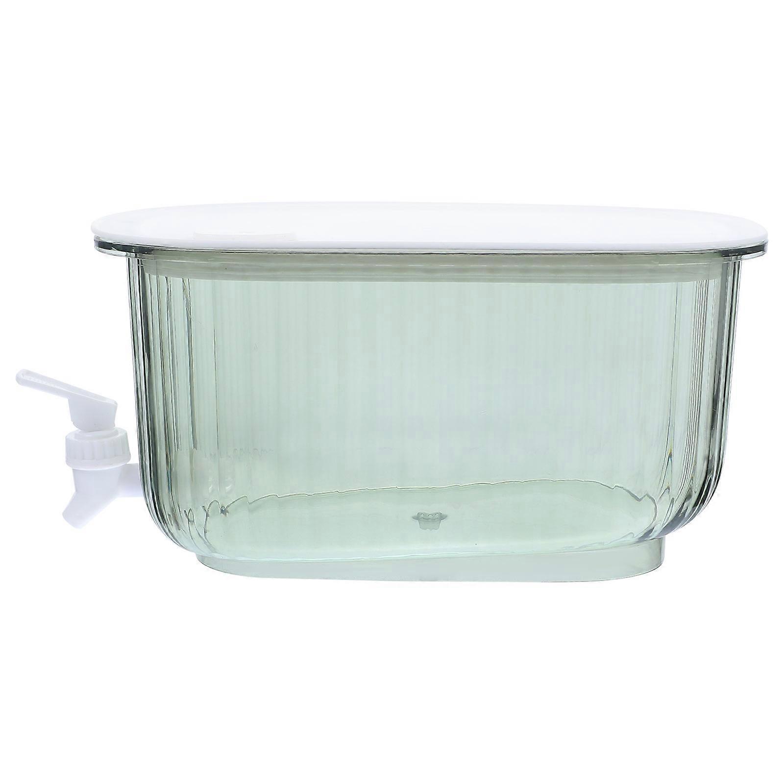 Cold Drink Dispenser Juices Container for Storage with Spigot 4L Capacity