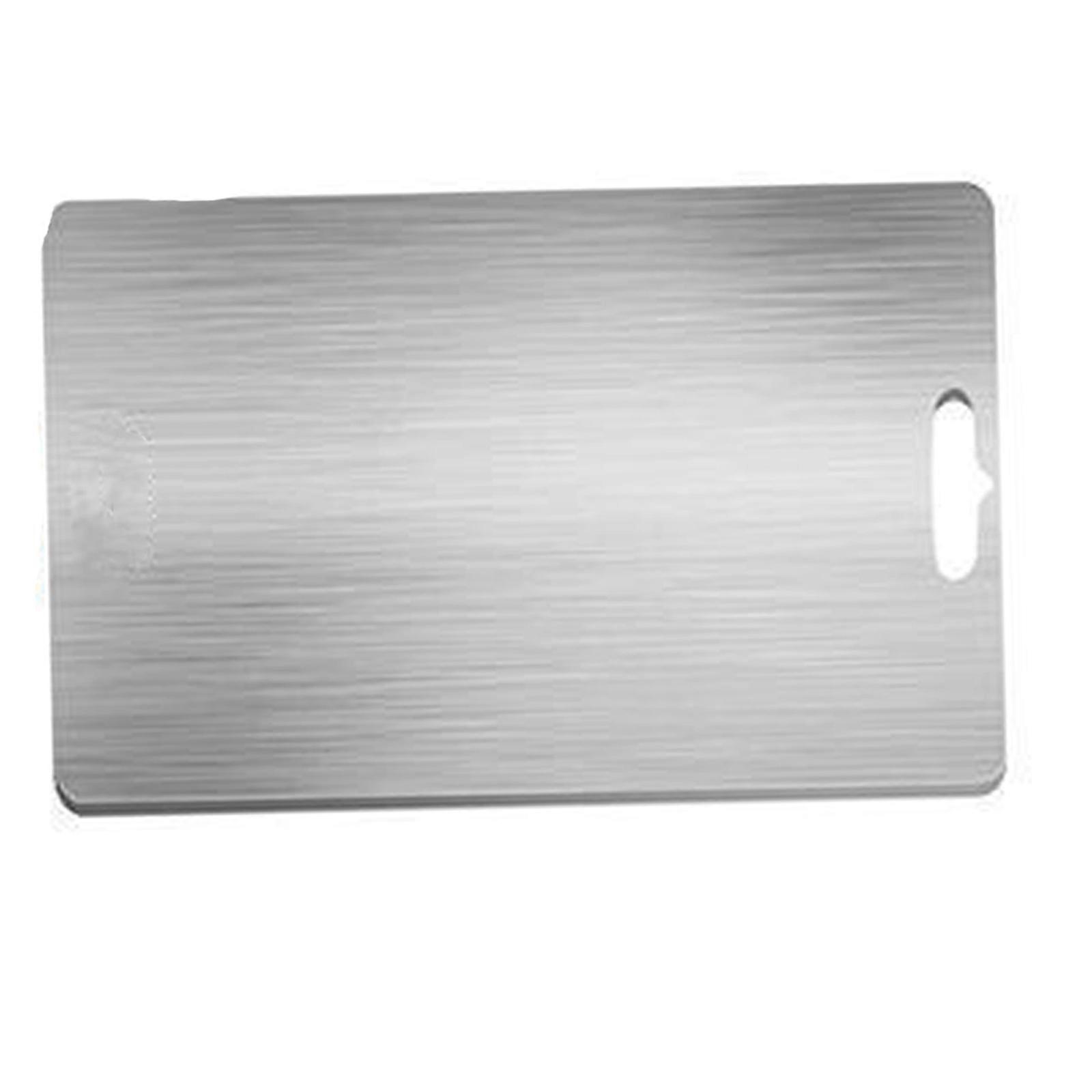 Extra Thick Nonrust Steel Cutting Board Safe Fronts Scratch Resistant Ideal For Meat Vegetables Baking Multicolor