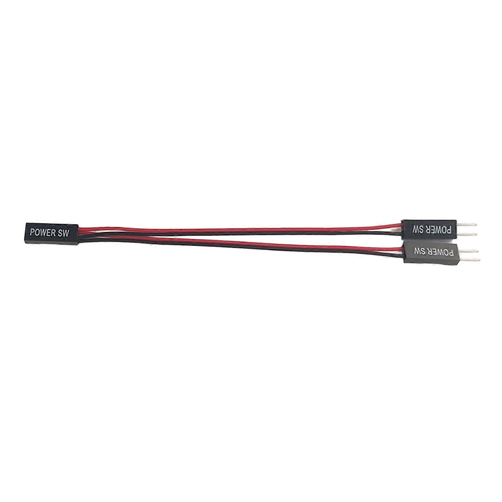 External Desktop Power Switches Adapters Cable for Enhances PC Control and Easy Installation Multicolor