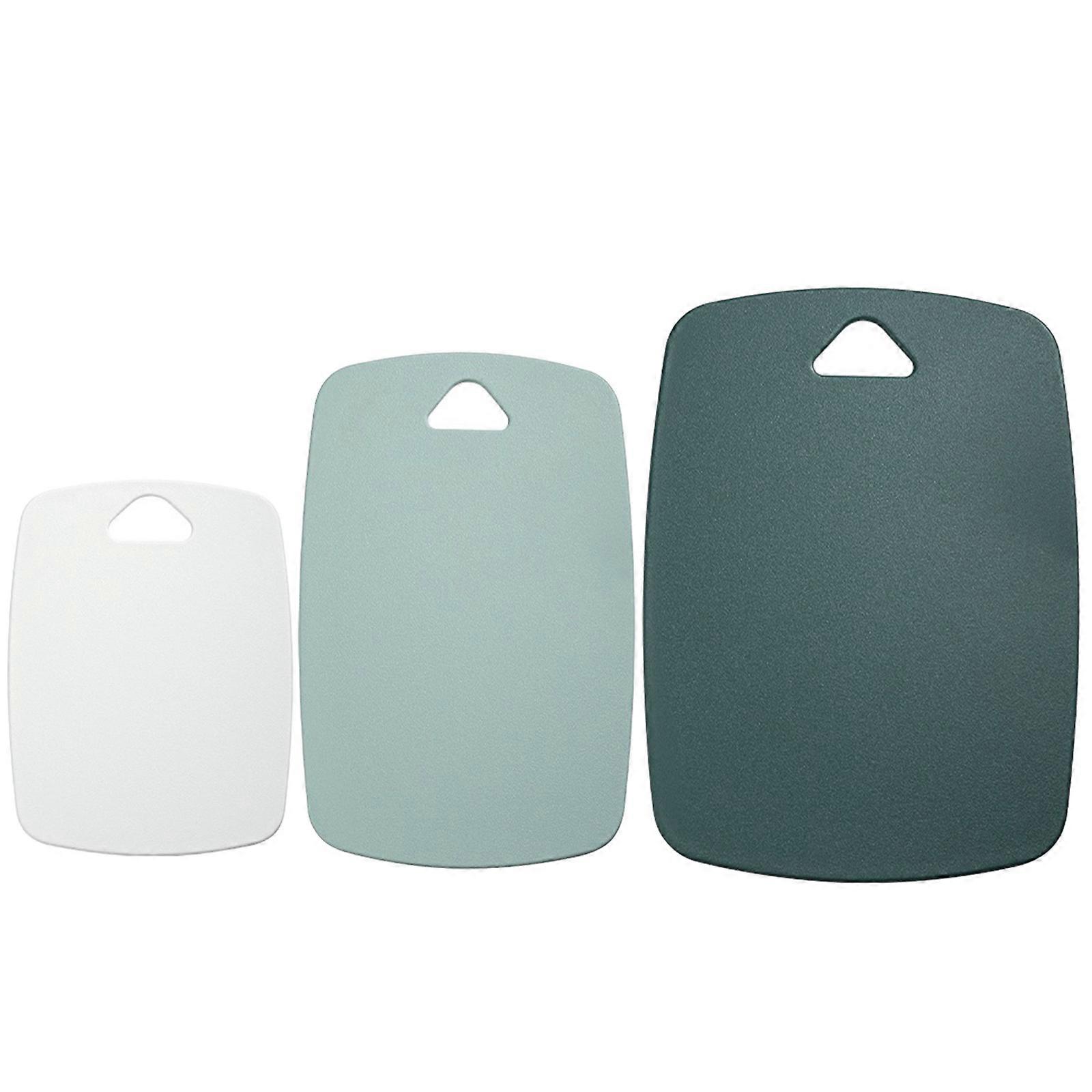 3 Pack Plastic Cutting Boards Dishwasher Safe Kitchen Chopping Boards Plastic Material Vegetable Tools for Kitchen Multicolor