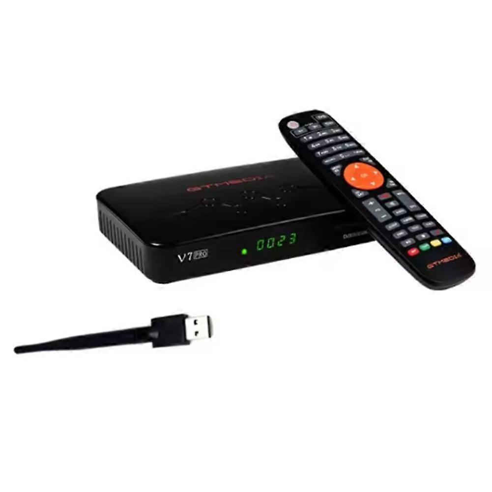 GTMEDIA V7 Pro WIFI Satellite Receiver H.265 HEVC, DVB S2/S2X/T/T2, CA Card Slot Compatible V7 S5X, V7HD, Solovox V6 V8 Turbo UK