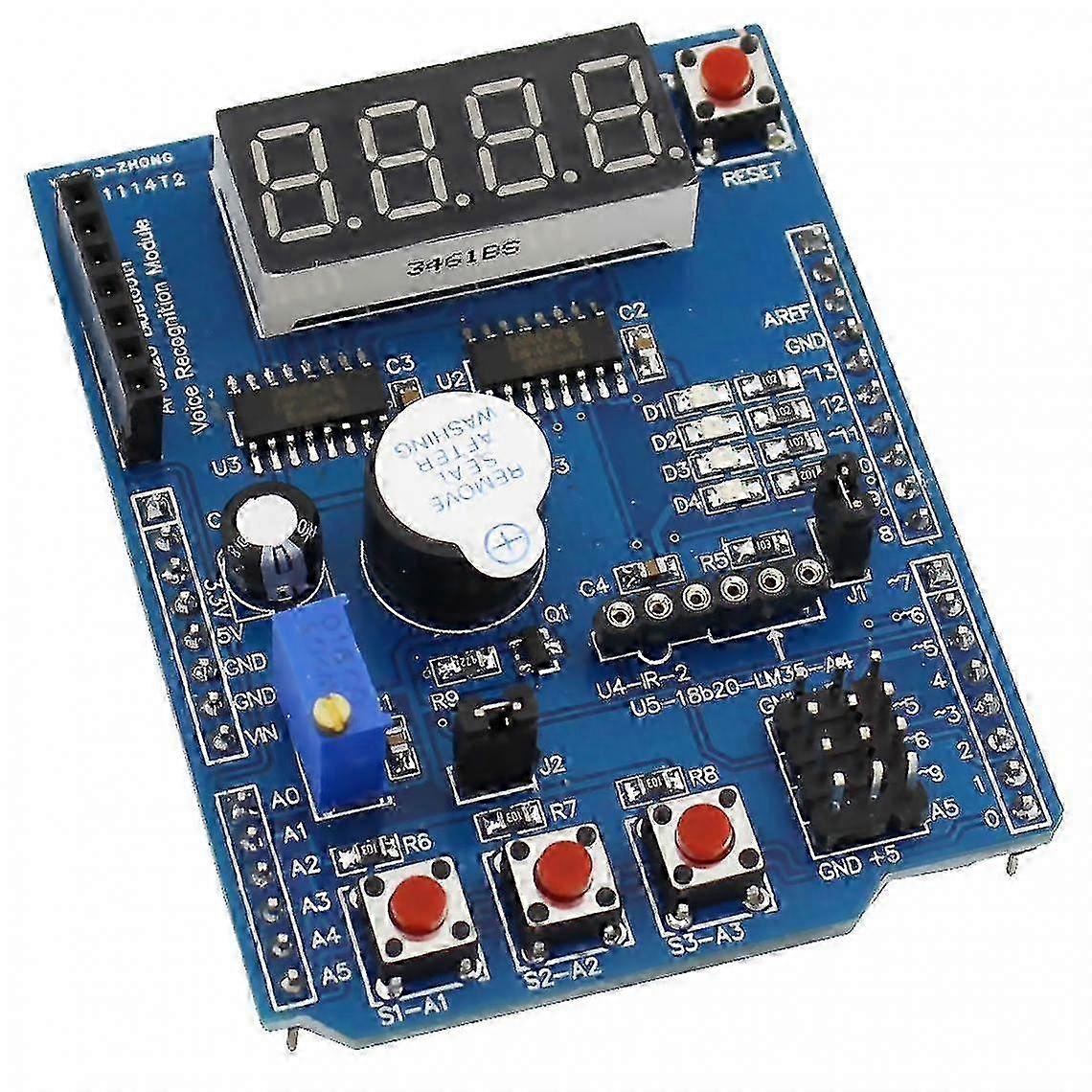 Shield Based Multifunctional Expansion Board Kit For Arduino R3