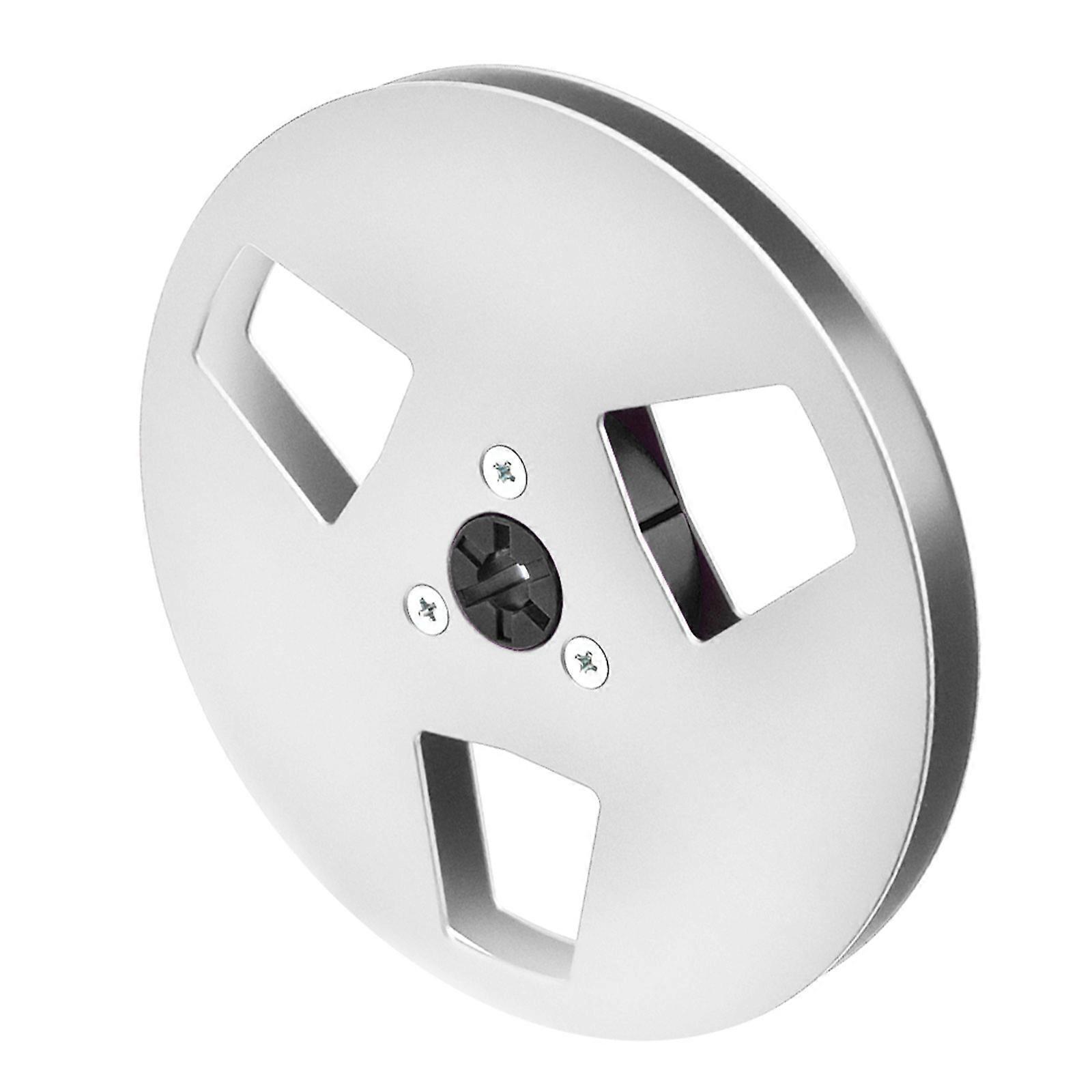 5Inch 3 Hole Aluminum Open Reel Replacement Enhances Auditory Performances And Tape Player Compatibility  Silver