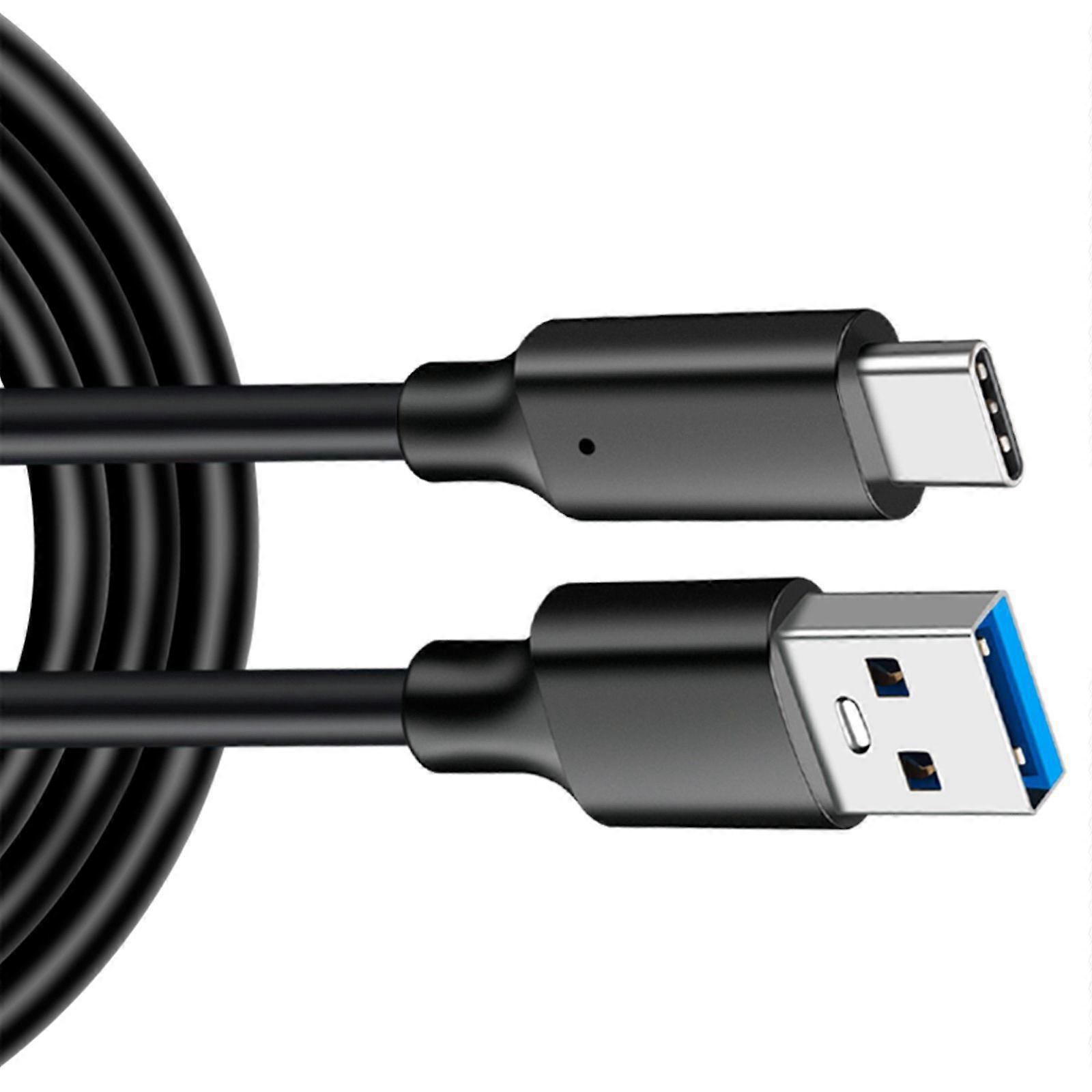 Male USB 3.2 to Male USB C Cord for Fast Data Transfer and Quick Charging 10Gbps Transfer Speed 3A 60W Charging Cable Multicolor