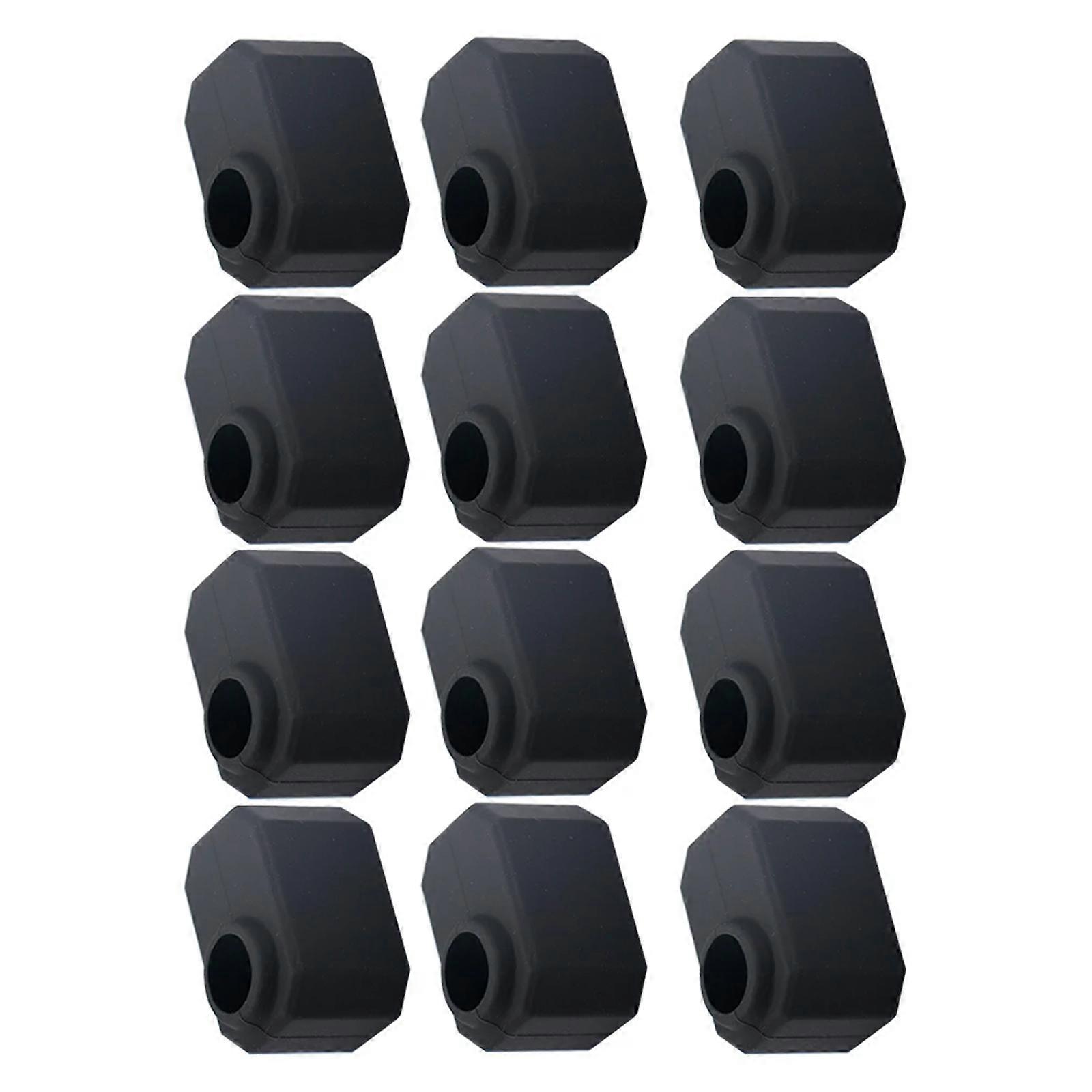 12Pcs Soft Silicone Socks For MK2 Extruder Heating Block 3D Printer Hotend Heat Insulation Case Cover 3D Printer Part Multicolor