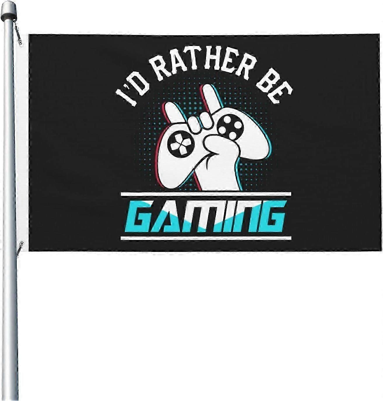 I D Rather Be Gaming Flag Mode A-2762