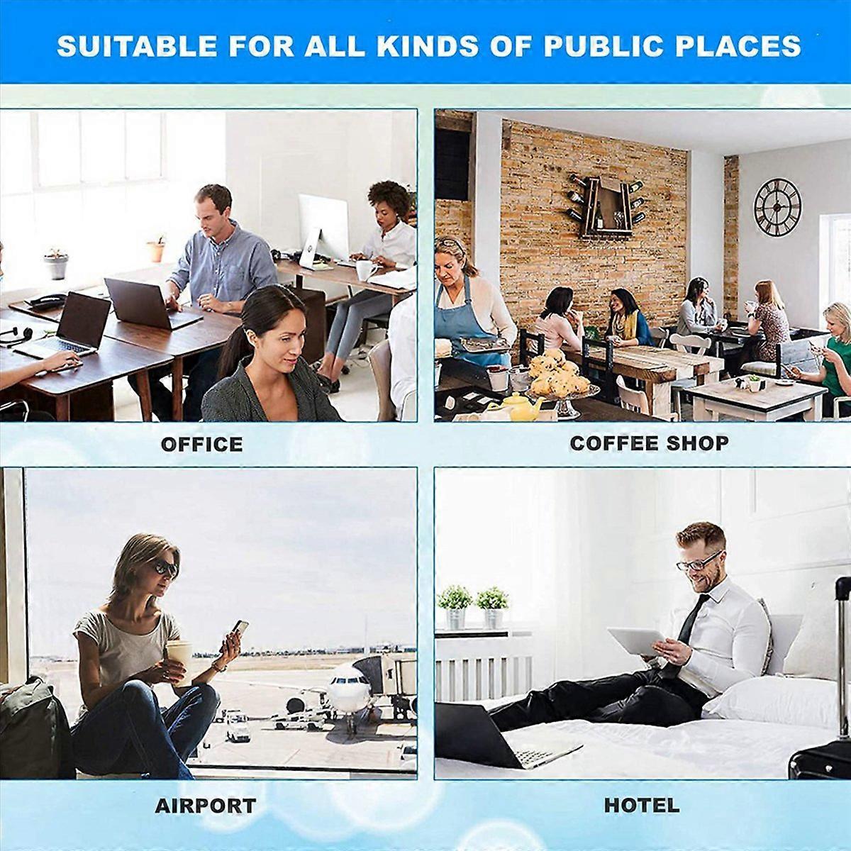 4PCS USB Type-C Data Blocker USB-C Juice Jack Adapter Support Quick Charge(50V/5A) Stop Data Theft (