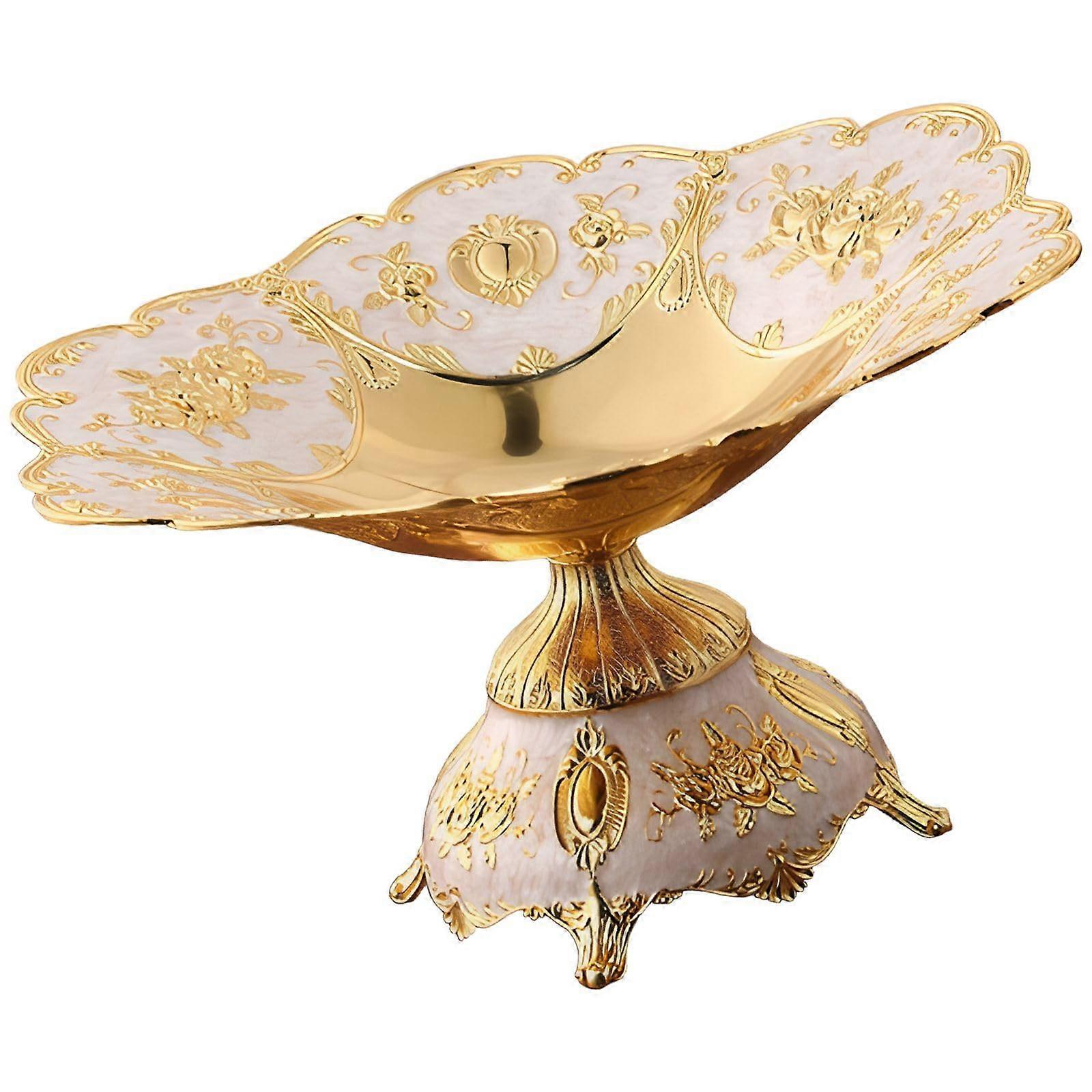 Decorative Fruit Bowl Centerpiece for Dining Table Home Decor and Event Display 28x28x16cm