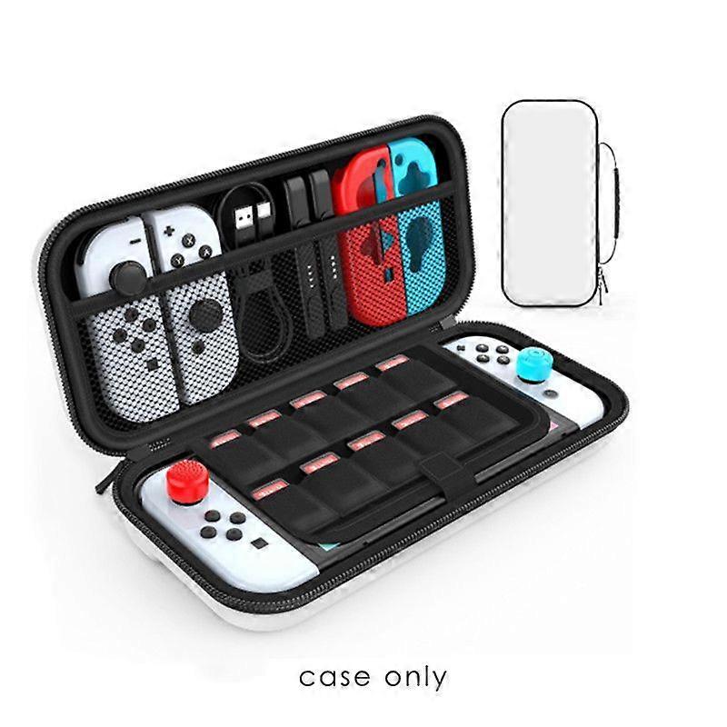Carrying Bag For Switch OLED Case Compatible with NS, Switch/Switch OLED Carry Clutch Bag with More Space for NS and OLED