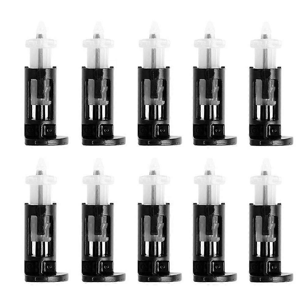 10Pcs Plastic Mounting Clips for Intel LGA 1155/775 CPU Coolers, Secure Heatsink Fan Fastener