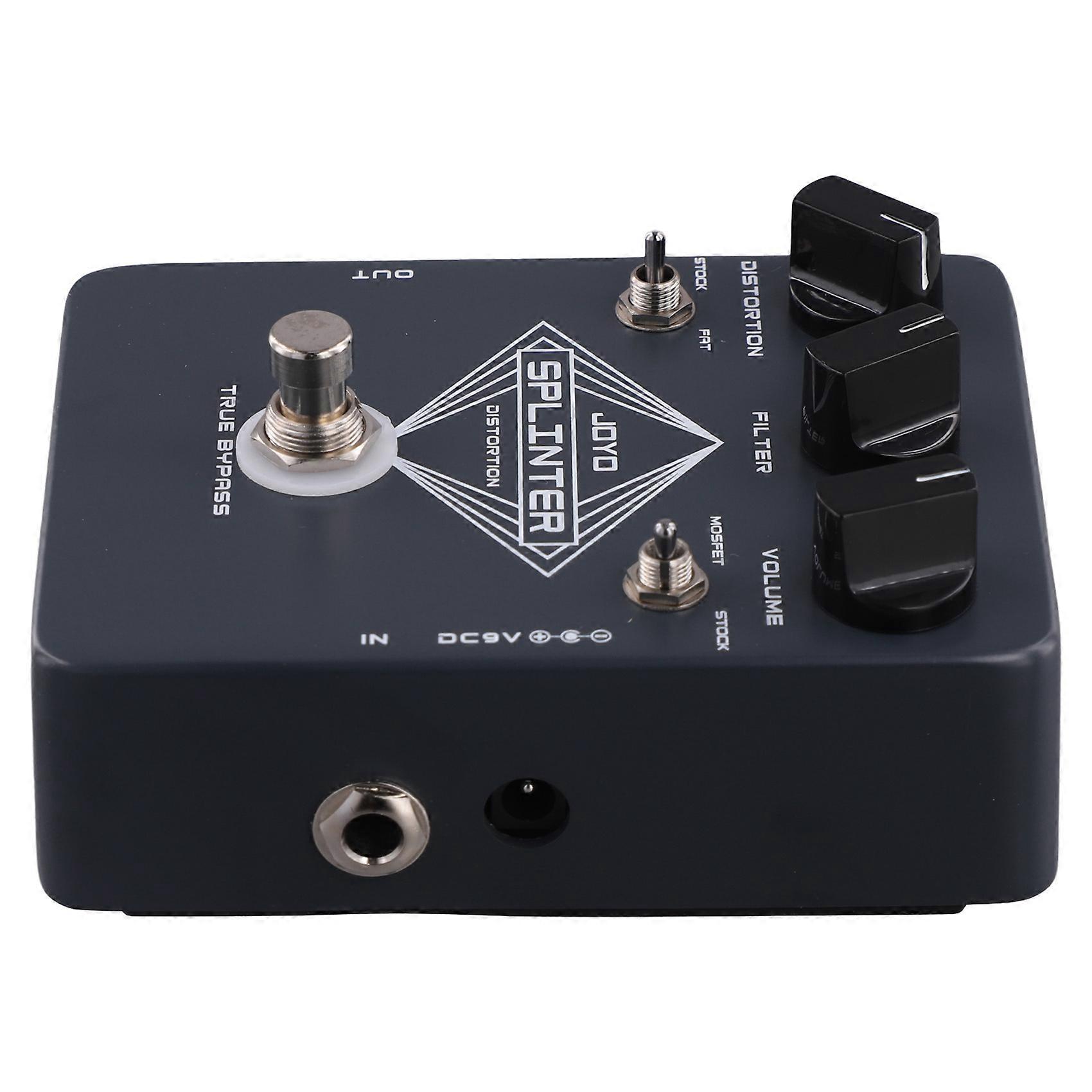 JOYO JF-21 Splinter Classic Distortion Guitar Pedal Fuzz & Distortion Effect Pedal with DISTORTION/FILTER/VOLUME Knobs