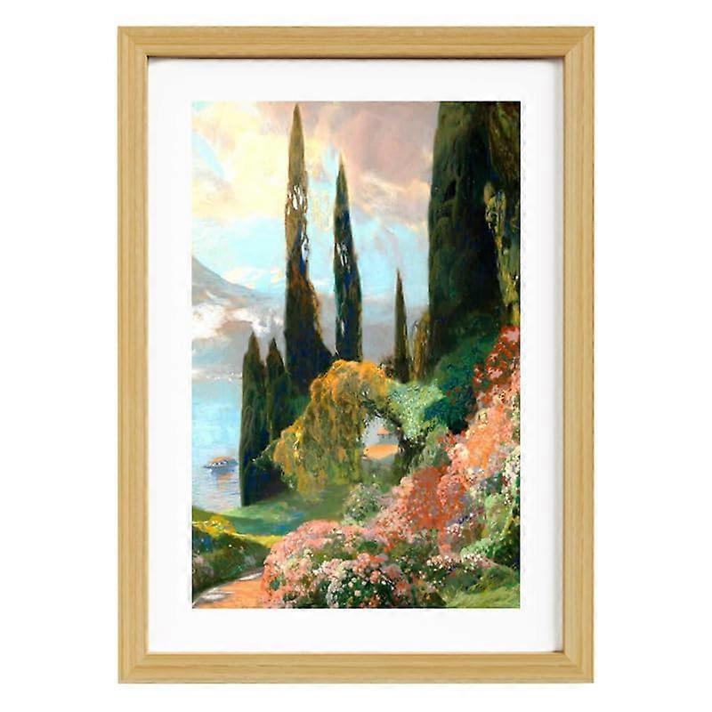 5x7 Rustic Brown Picture Frame with Mat for 4x6 Photo, Wall or Tabletop Horizontal Vertical Display