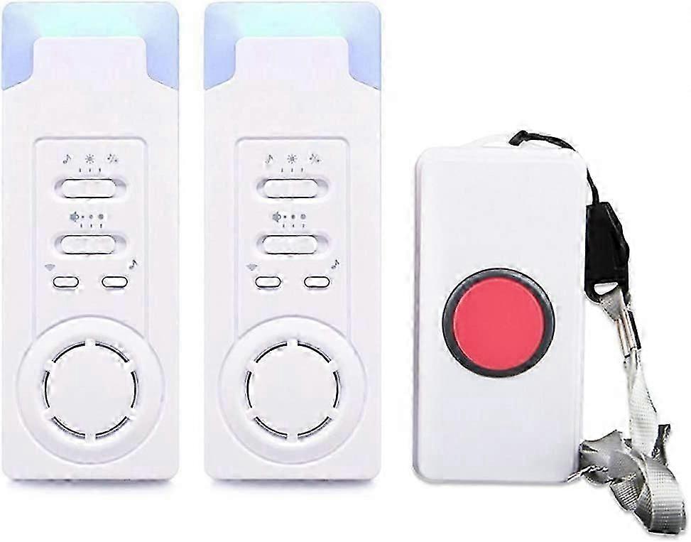 Home Alert Wireless Alarm Patient Elderly Personal Alarm System And Emergency Call Button Pager Alarm (1 In 2)