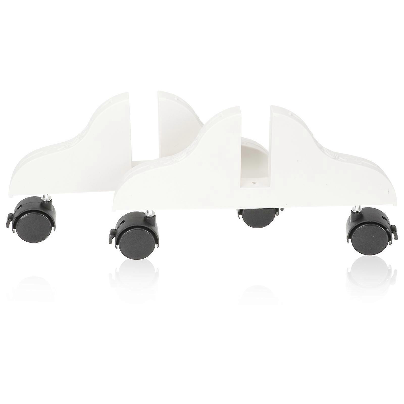 Plastic Room Divider Stand Base for Home Black 2pcs Efficient and Practical