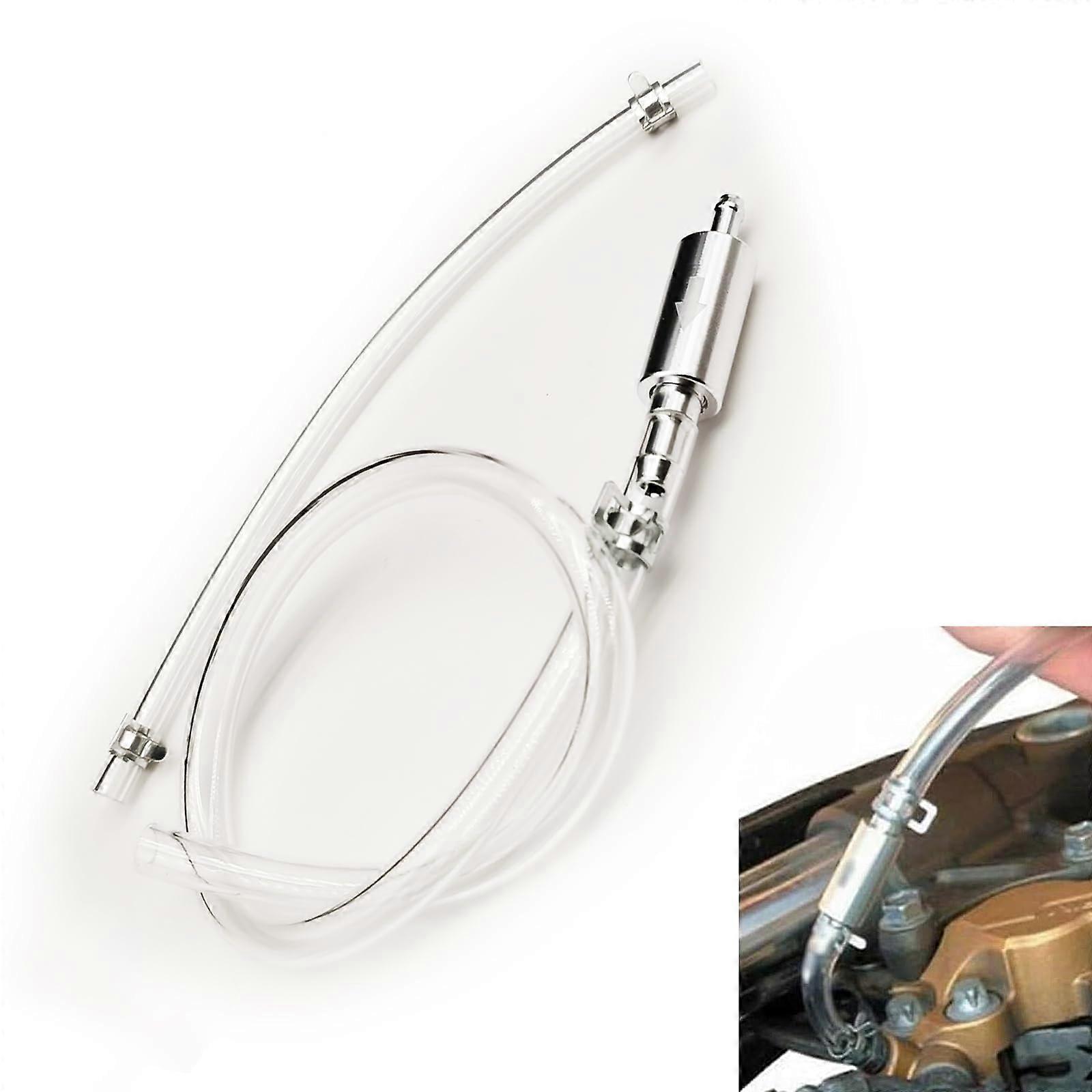 Brake Bleeder Kit with OneWay Valve, Universal Hose for Cars and Motorcycles, Durable PVC Tool