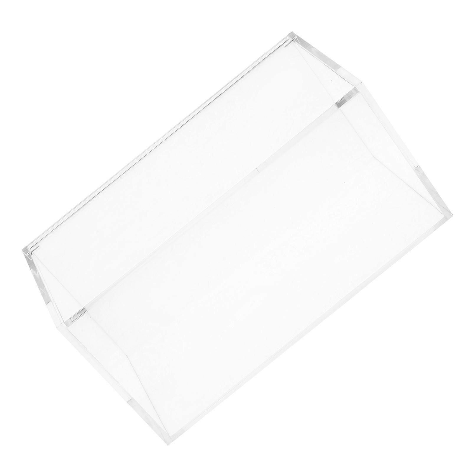 Laundry Dryer Sheet Holder Clear Box with Lid for Storage