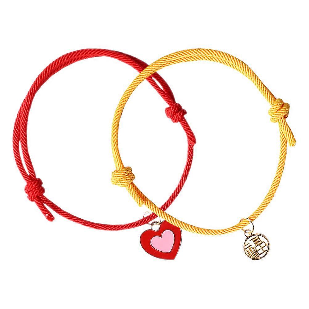 Cat Collar Handmade Adjustable Necklace for Decoration with 2Pcs Set