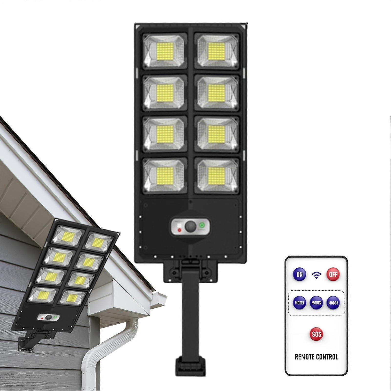 Solar Motion Sensor Lights Outdoor Waterproof LED with Remote for Garden Patio Yard Pathway