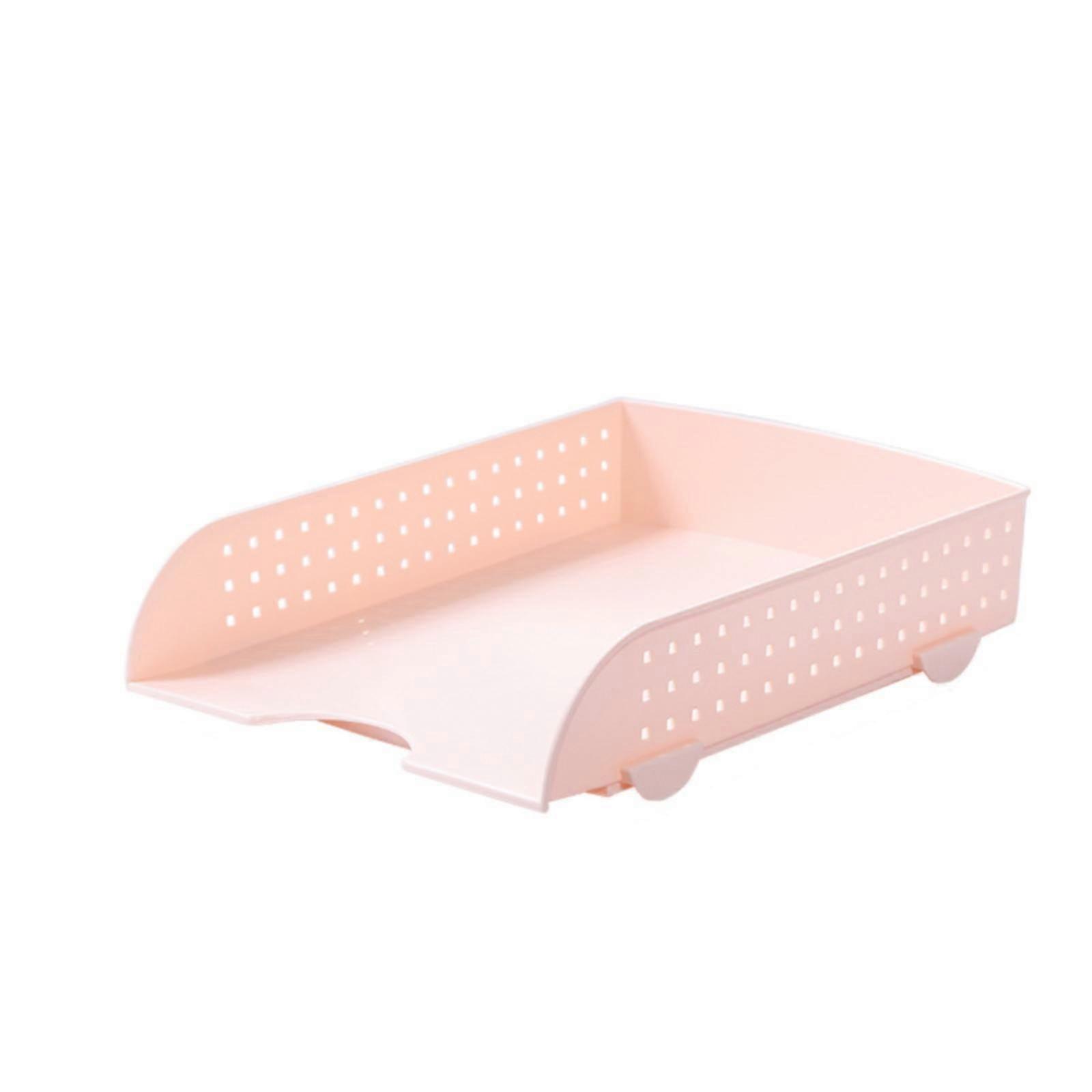 Witspace Stackable Paper Trays, Rectangular Desktop Document Organizer, Compatible with Office & Classroom Storage Needs