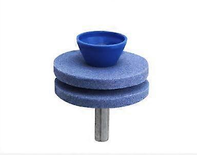 4 Pcs Corundum Lawn Mower Blade Sharpener for Drill, Efficient Garden Mower Grinding Tool