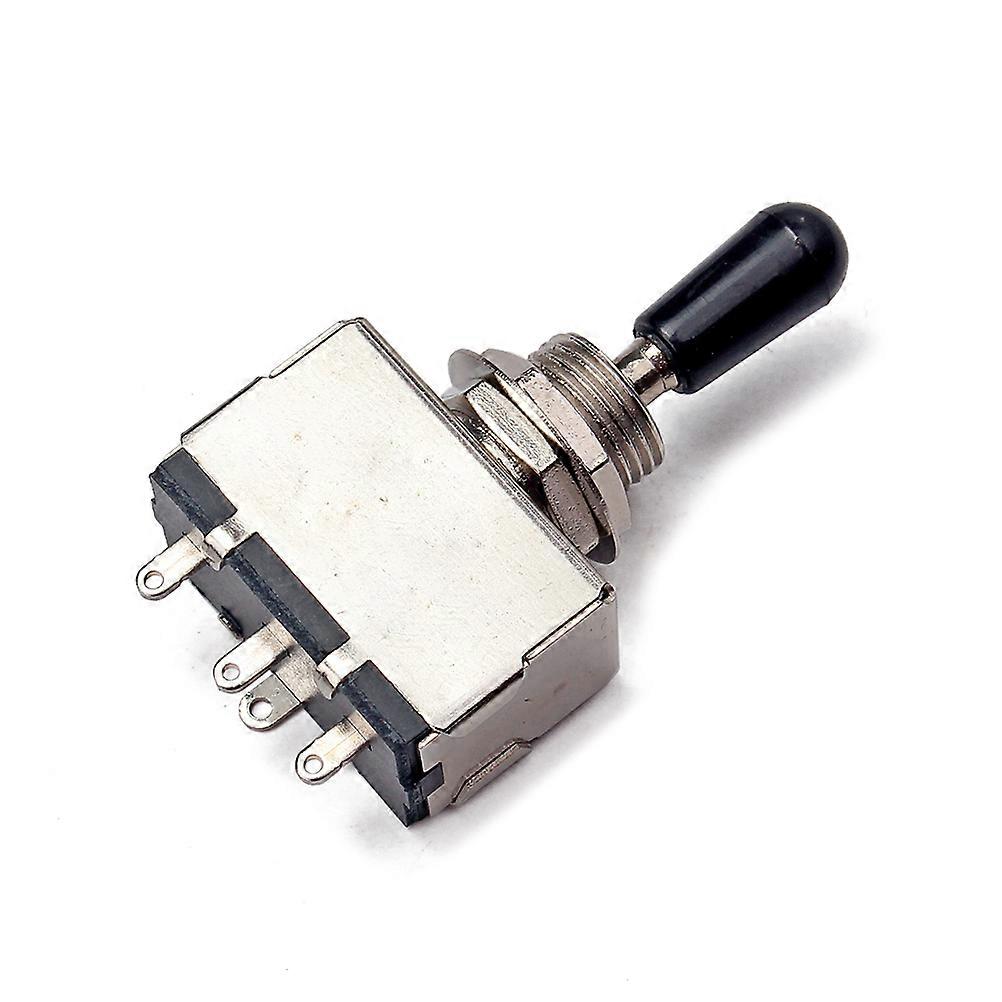 Pickup Selector 3 Way Toggle Switch for Guitar 1 Unit Chrome Black