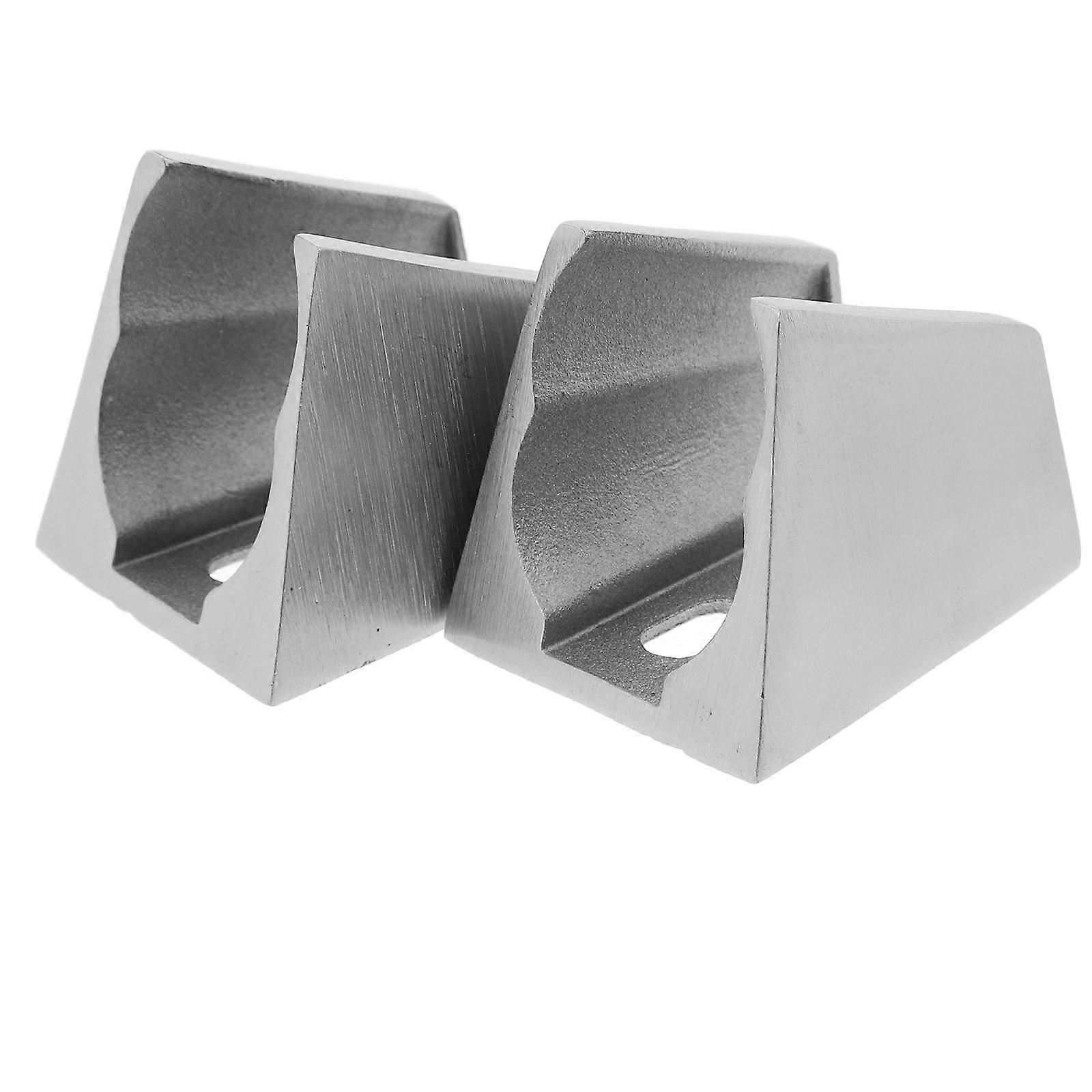 Shower Bracket 2PCS Adjustable Fixing Base For Handheld Spray Head In Bathroom Use With Silver Color