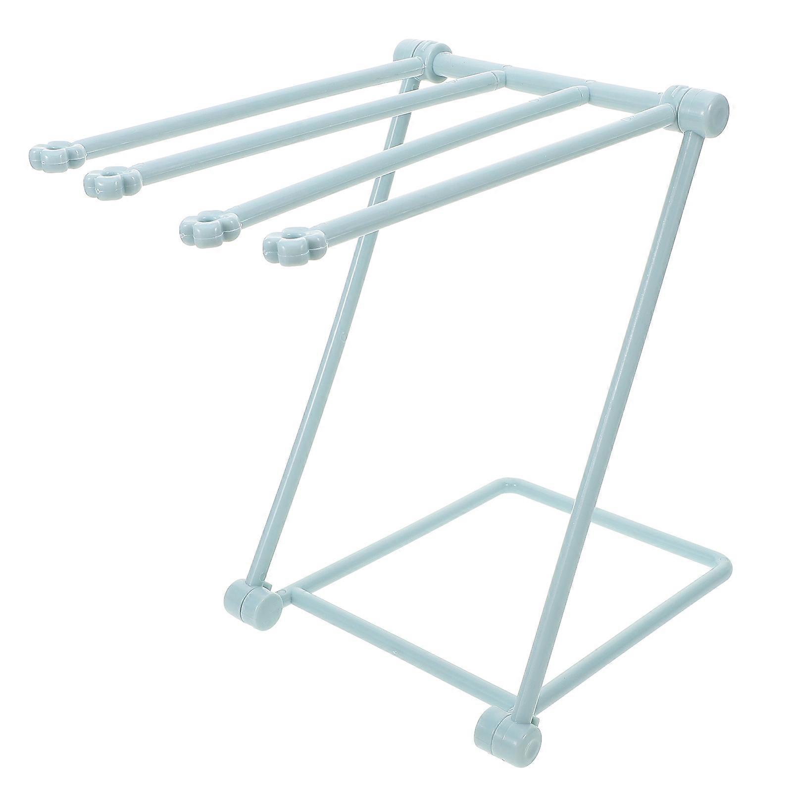 Rack Duster Cloth Foldable Towel Holder for Hanging Use